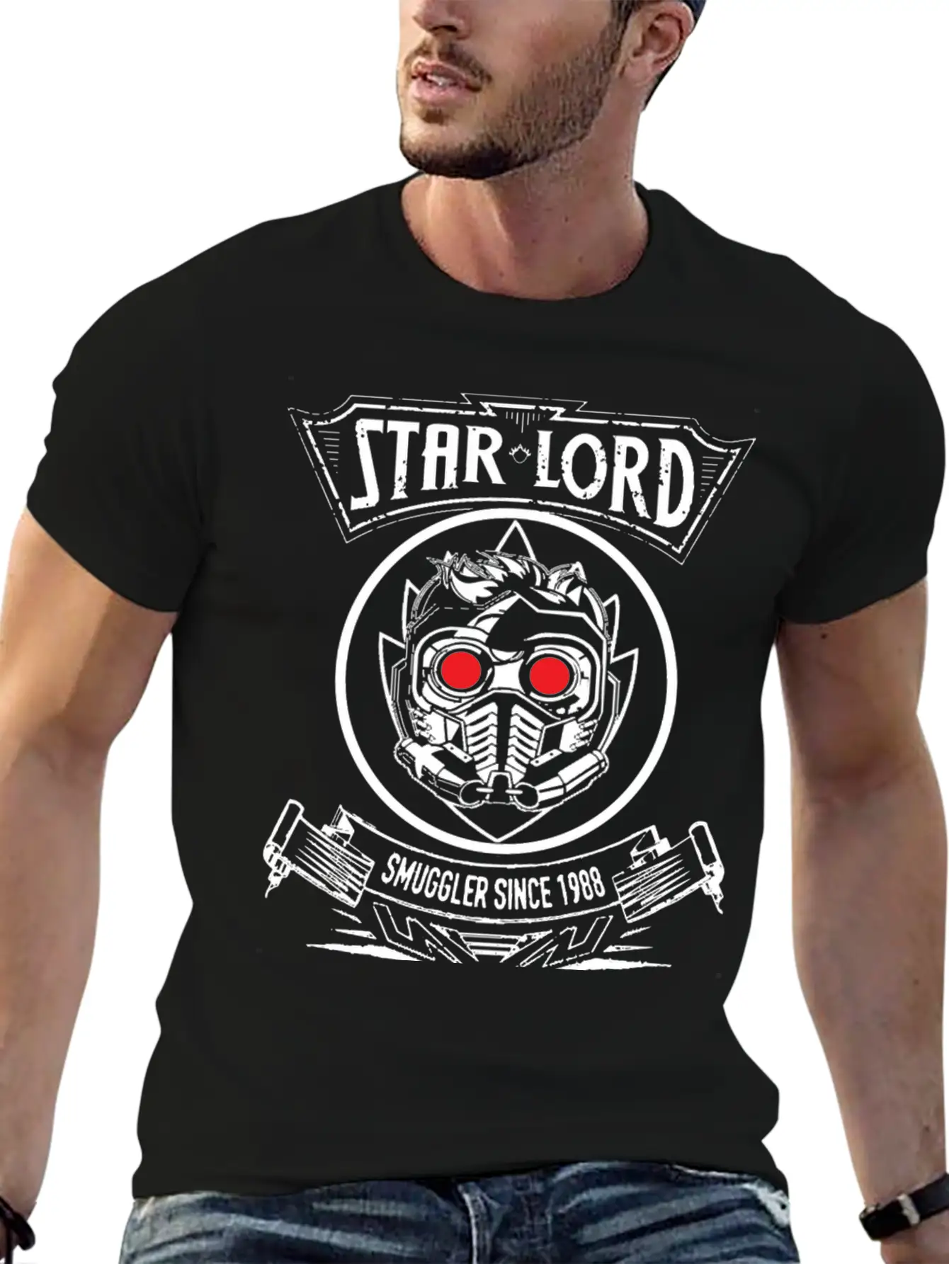 Peter Quill – Star Lord – Smuggler Since 1988 Unisex Short Sleeve Soft Cotton T-Shirt – Casual Everyday Wear