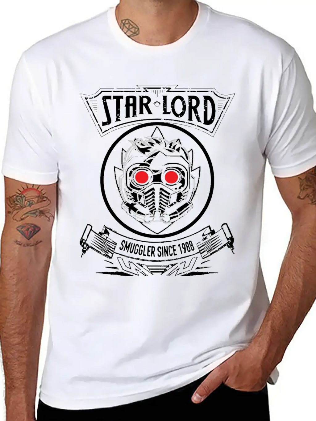 Peter Quill – Star Lord – Smuggler Since 1988 Unisex Short Sleeve Soft Cotton T-Shirt – Casual Everyday Wear
