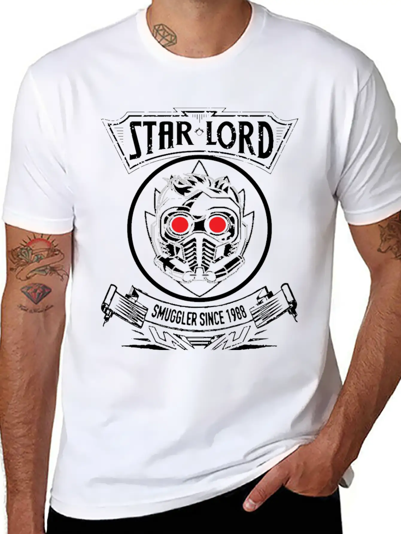 Peter Quill – Star Lord – Smuggler Since 1988 Unisex Short Sleeve Soft Cotton T-Shirt – Casual Everyday Wear