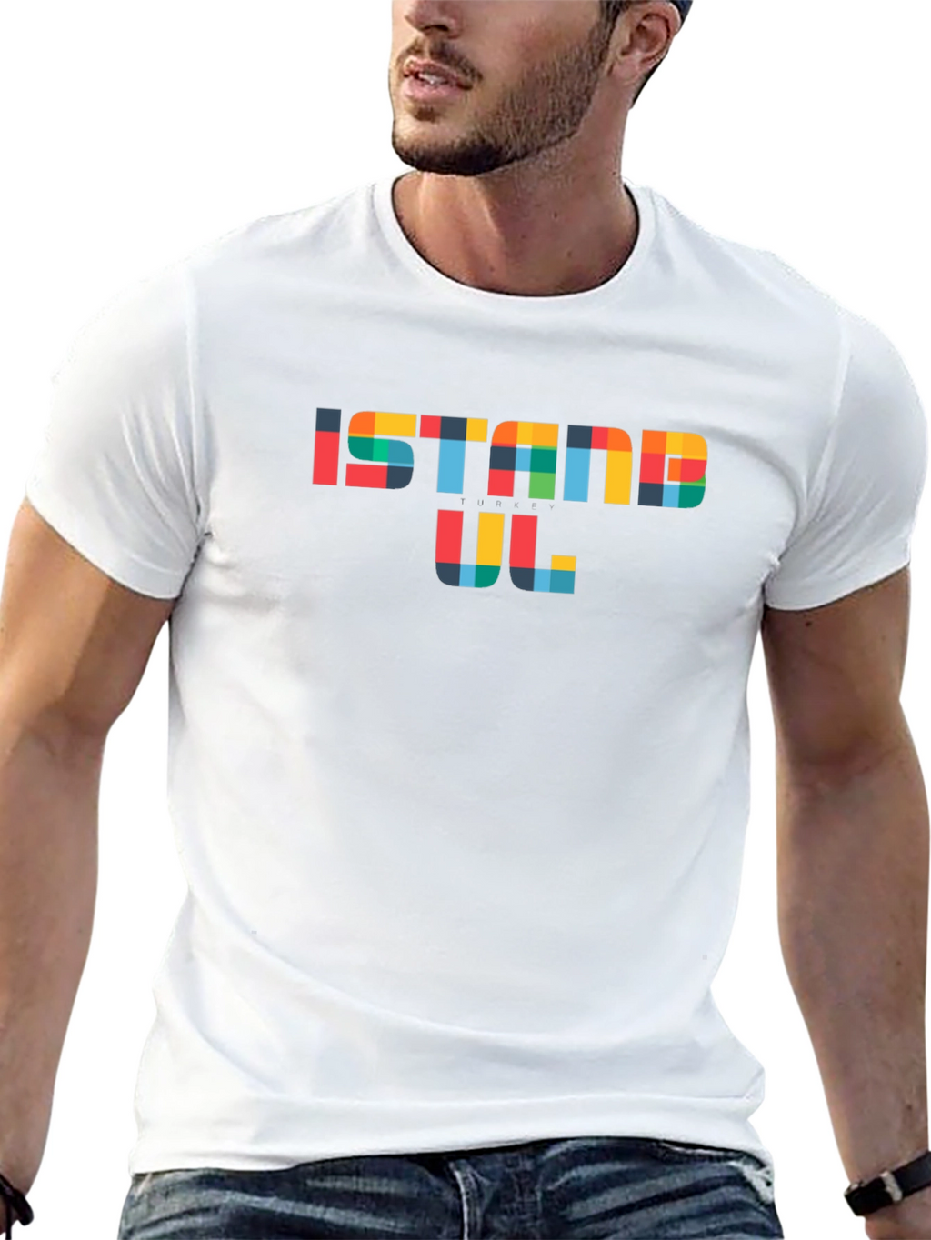 Istanbul Graphic Tee - Modern City Souvenir