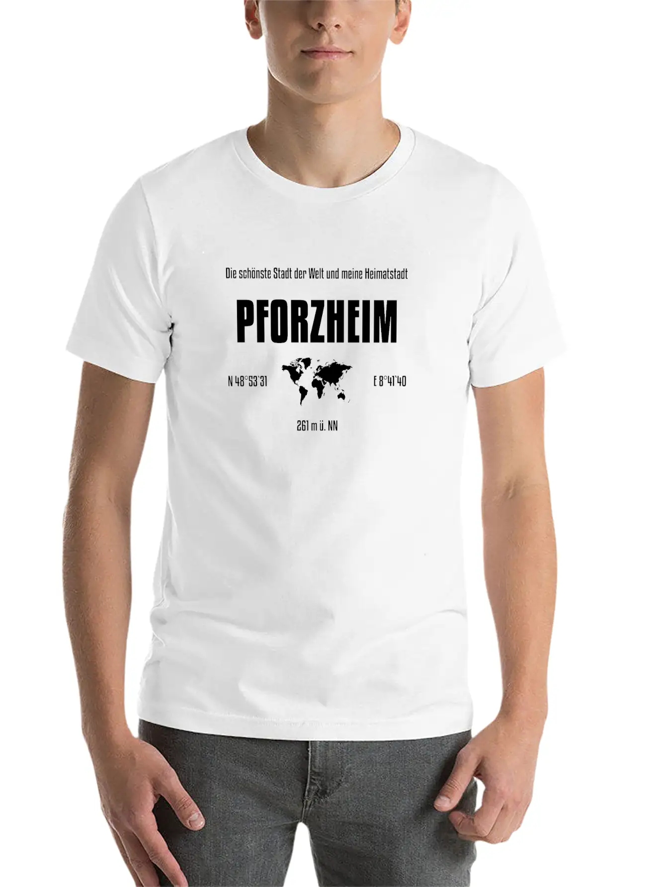 Pforzheim Most Beautiful City In The World Stylish Everyday T-Shirt – Unisex Basic Cotton Tee