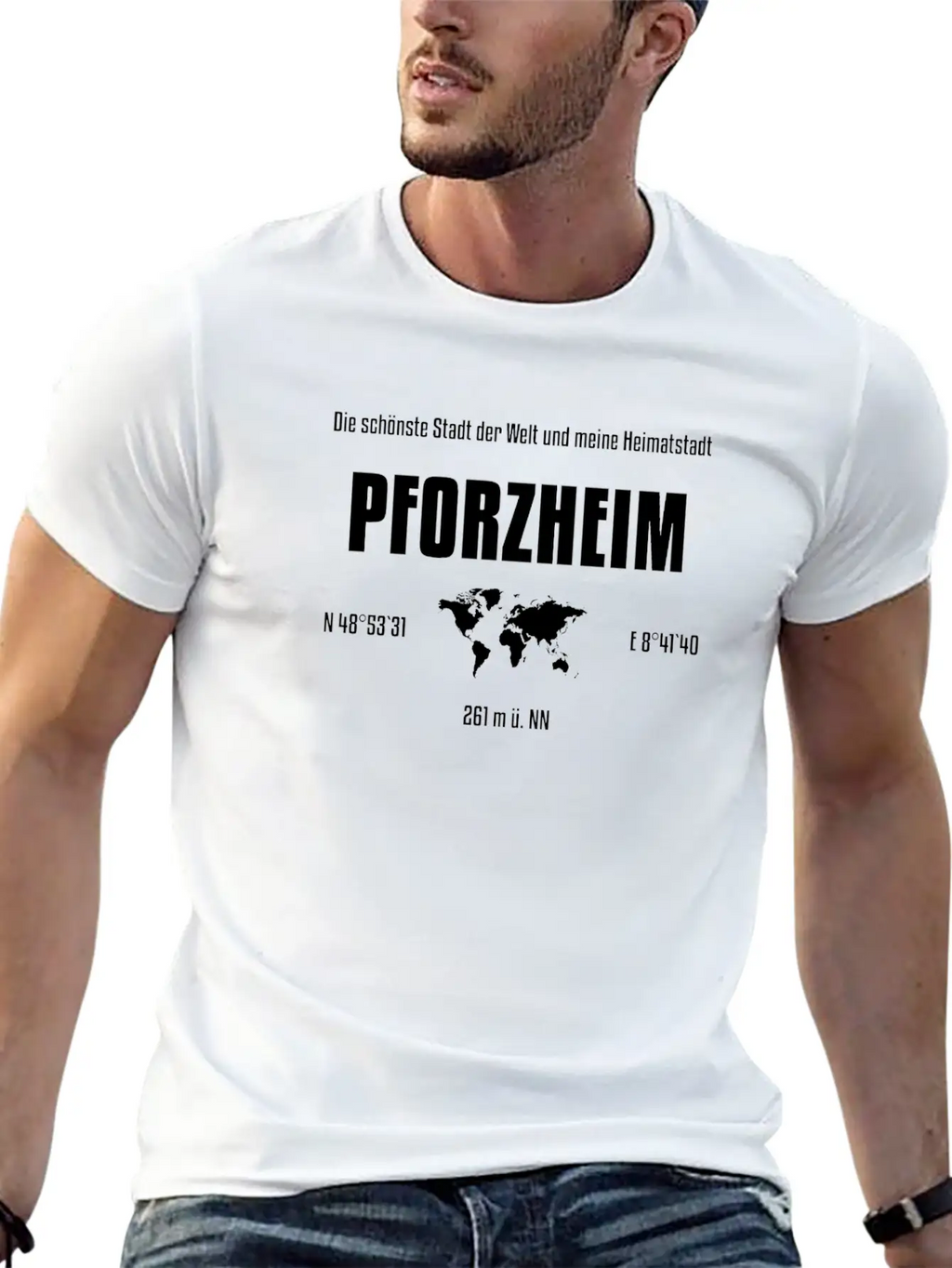 Pforzheim Most Beautiful City In The World Stylish Everyday T-Shirt – Unisex Basic Cotton Tee