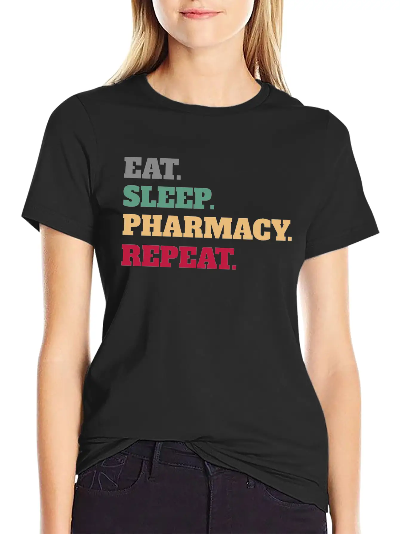 Pharmacist Pharmacists Pharmacy Gifts For Woman Casual Graphic T-Shirt – Simple And Comfortable Daily Wear