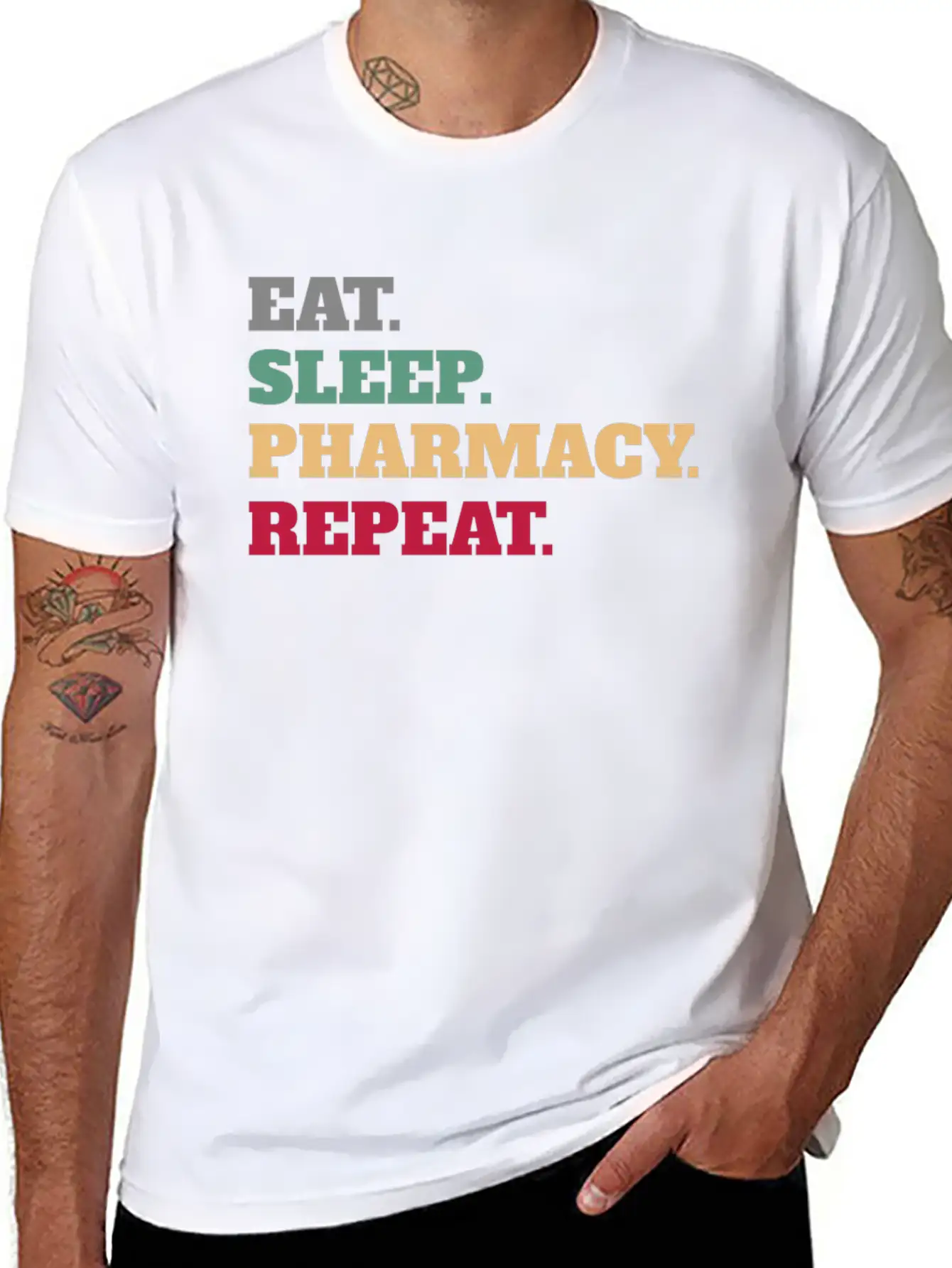 Pharmacist Pharmacists Pharmacy Gifts For Woman Casual Graphic T-Shirt – Simple And Comfortable Daily Wear