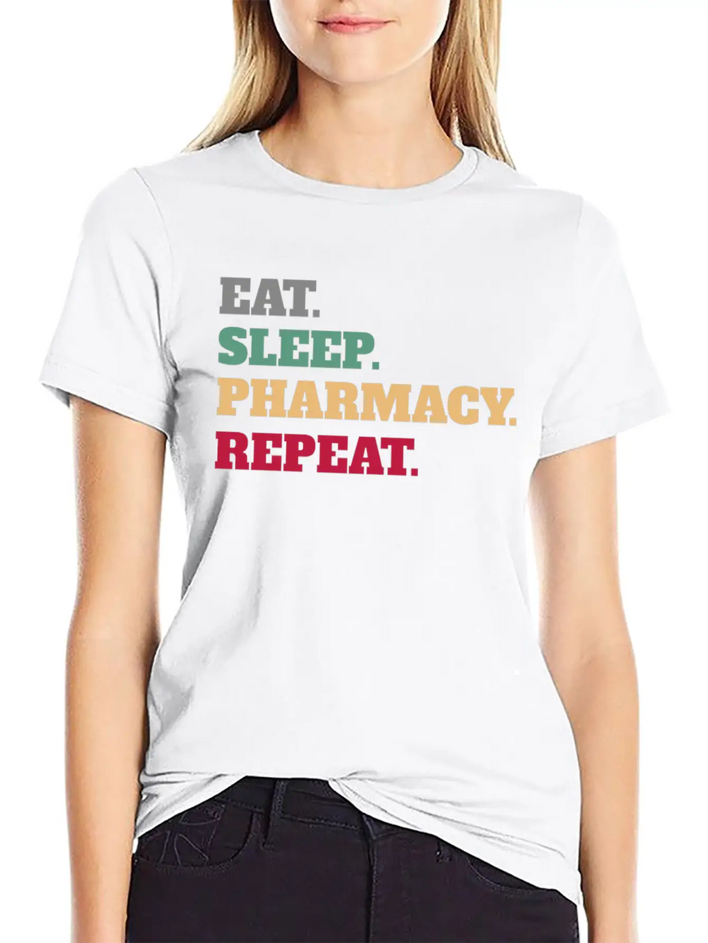 Pharmacist Pharmacists Pharmacy Gifts For Woman Casual Graphic T-Shirt – Simple And Comfortable Daily Wear
