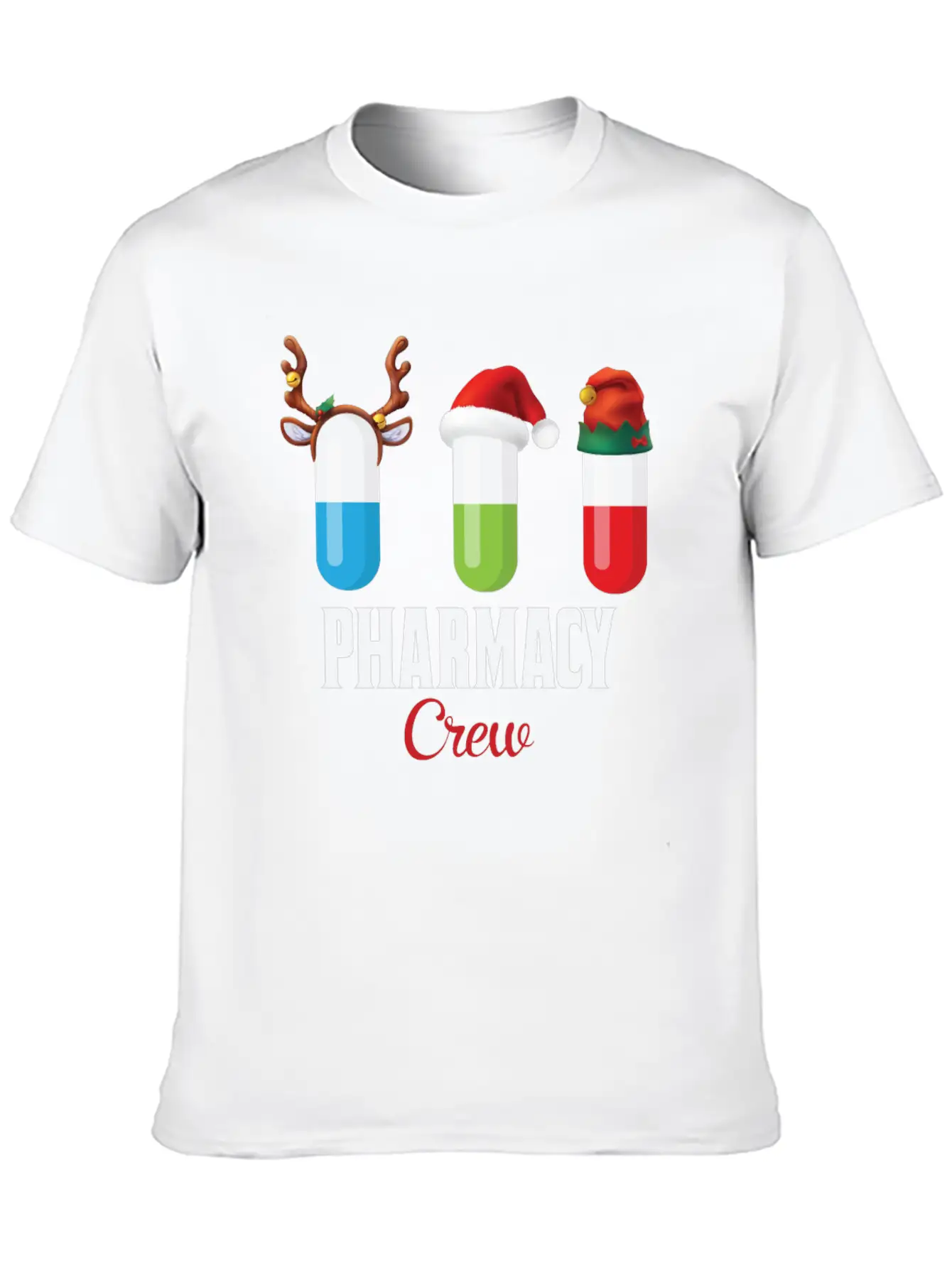 Pharmacy Crew Funny Christmas Gift For Pharmacist Classic Fit Graphic Tee For Daily Comfort – Unisex Cotton Shirt