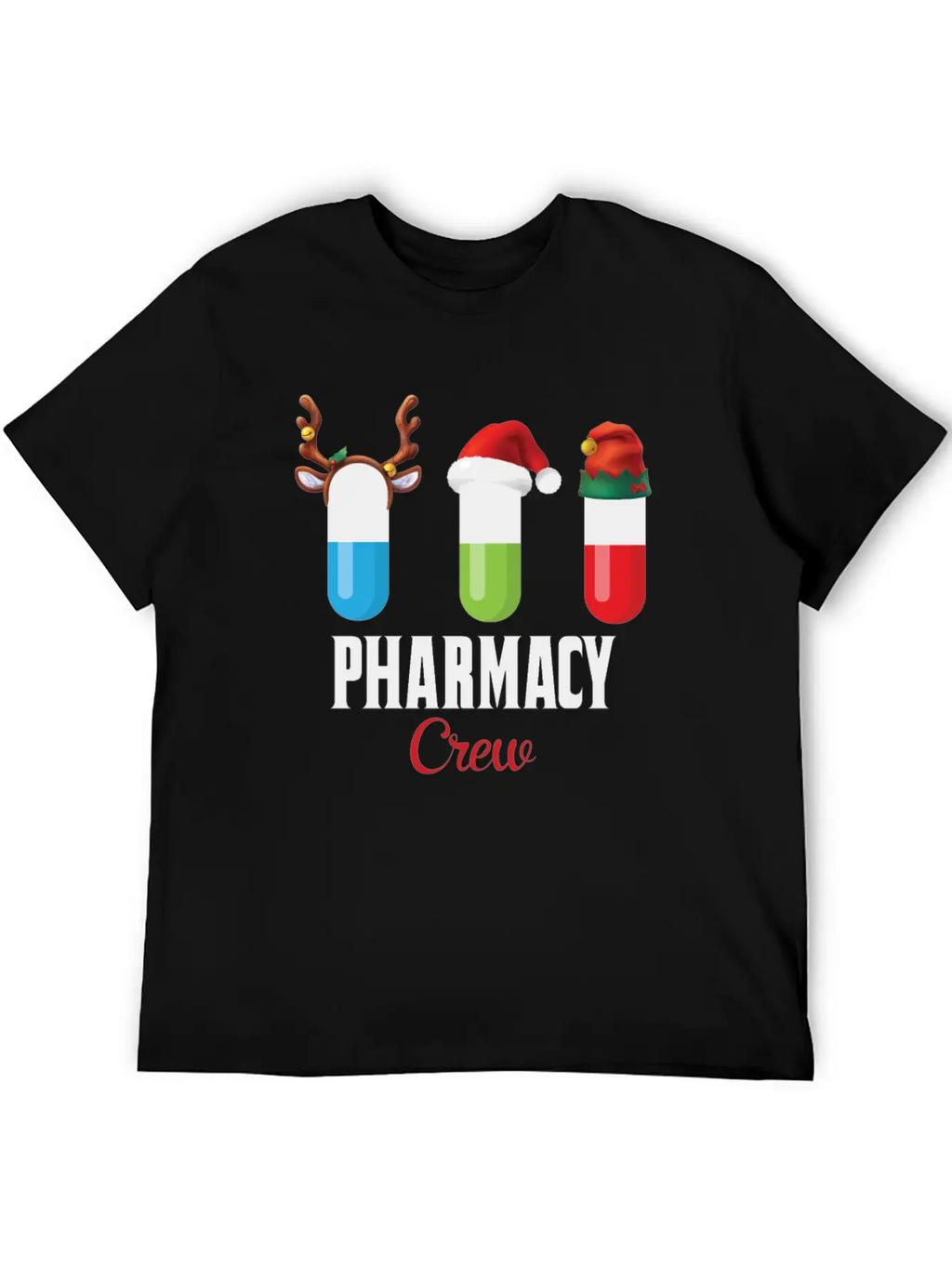 Pharmacy Crew Funny Christmas Gift For Pharmacist Classic Fit Graphic Tee For Daily Comfort – Unisex Cotton Shirt