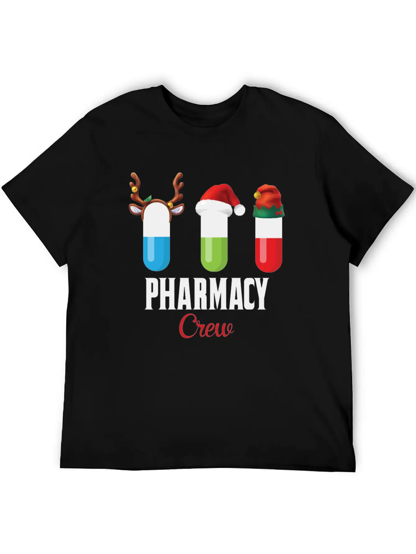 Pharmacy Crew Funny Christmas Gift For Pharmacist Classic Fit Graphic Tee For Daily Comfort – Unisex Cotton Shirt