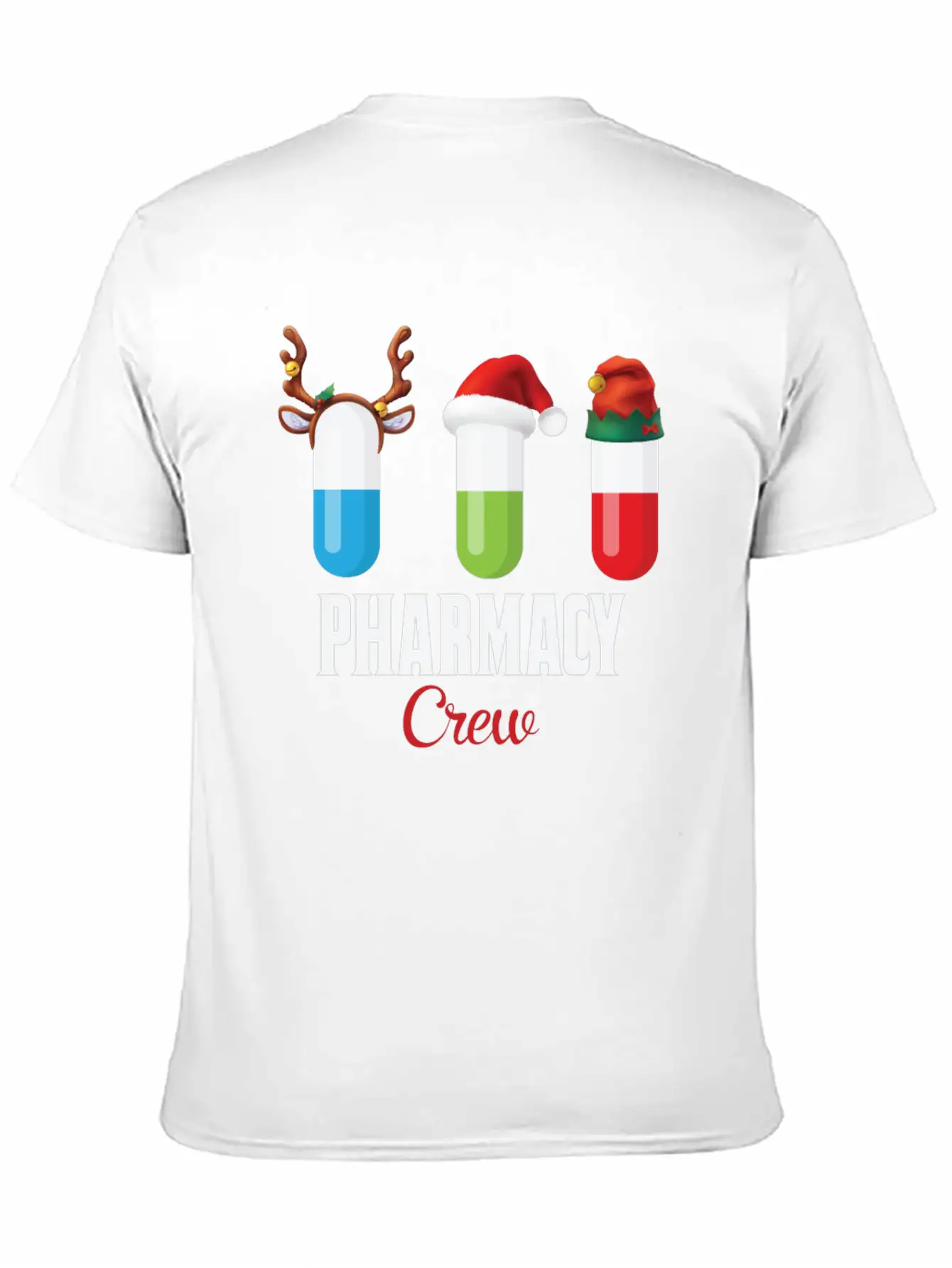Pharmacy Crew Funny Christmas Gift For Pharmacist Classic Fit Graphic Tee For Daily Comfort – Unisex Cotton Shirt
