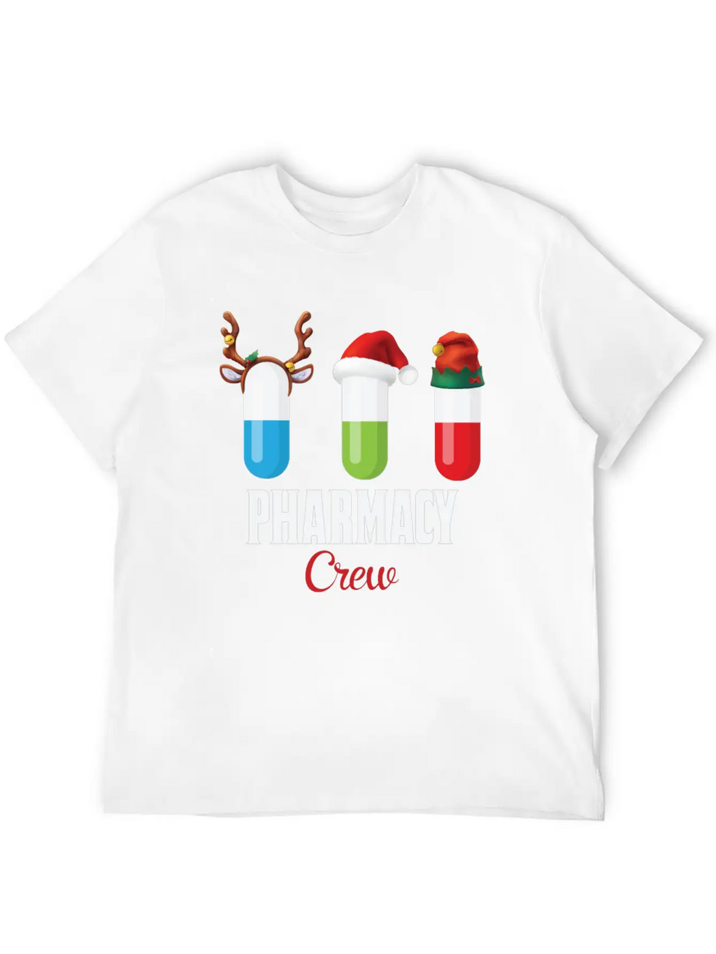 Pharmacy Crew Funny Christmas Gift For Pharmacist Classic Fit Graphic Tee For Daily Comfort – Unisex Cotton Shirt