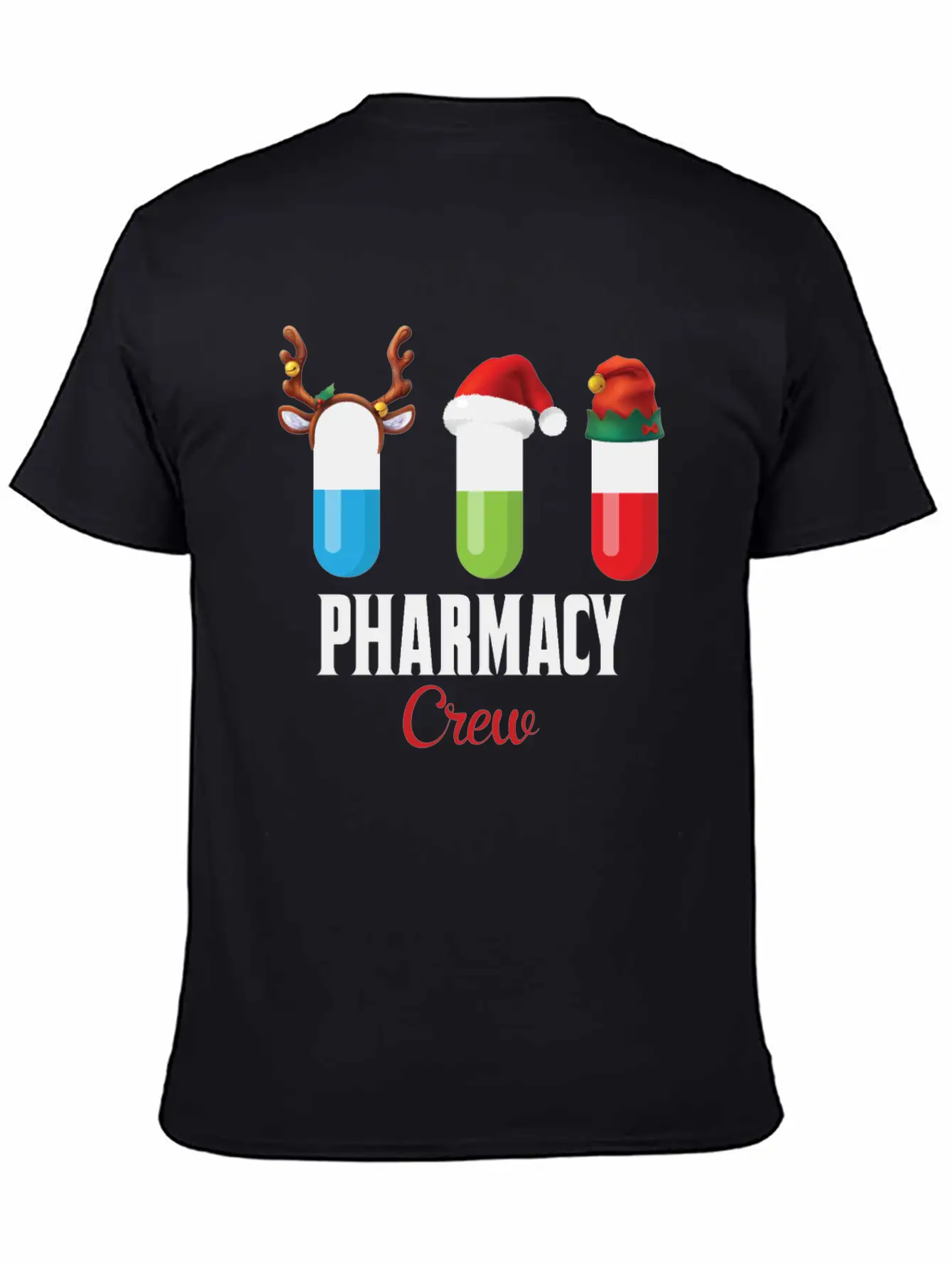 Pharmacy Crew Funny Christmas Gift For Pharmacist Classic Fit Graphic Tee For Daily Comfort – Unisex Cotton Shirt