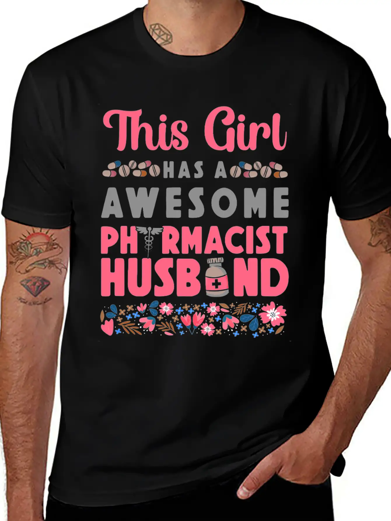 Pharmacy Tech Technician Unisex Short Sleeve Soft Cotton T-Shirt – Casual Everyday Wear