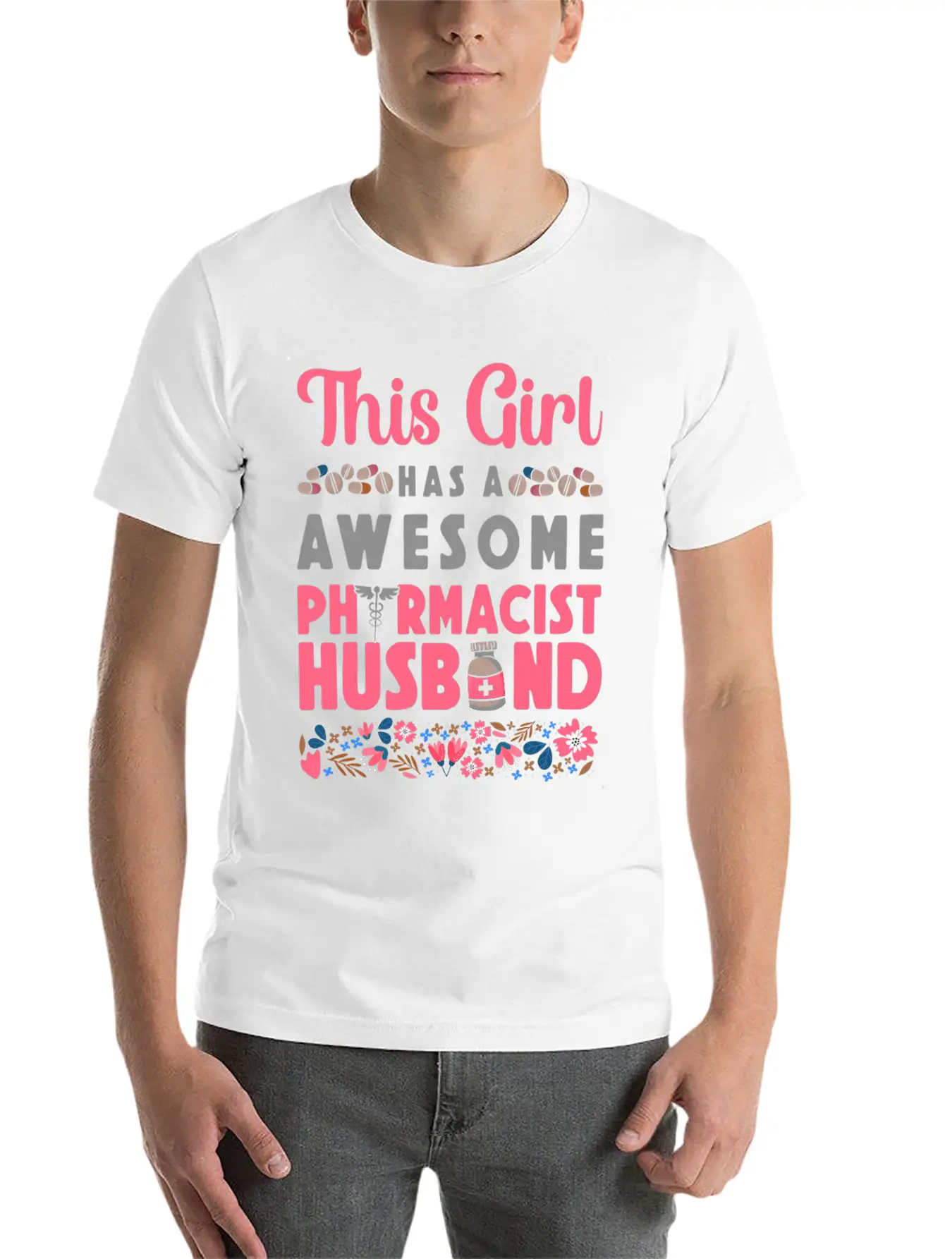 Pharmacy Tech Technician Unisex Short Sleeve Soft Cotton T-Shirt – Casual Everyday Wear