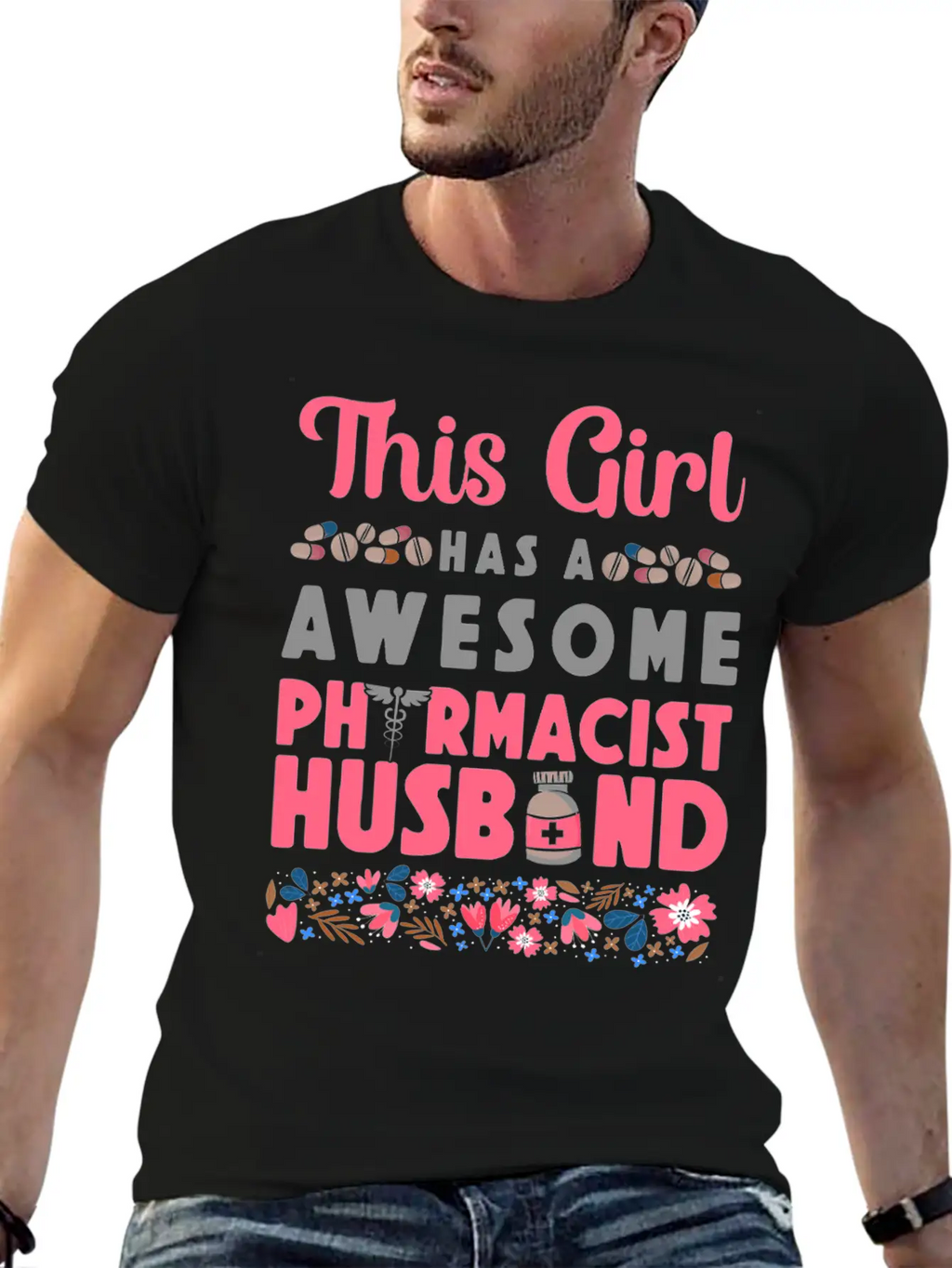 Pharmacy Tech Technician Unisex Short Sleeve Soft Cotton T-Shirt – Casual Everyday Wear