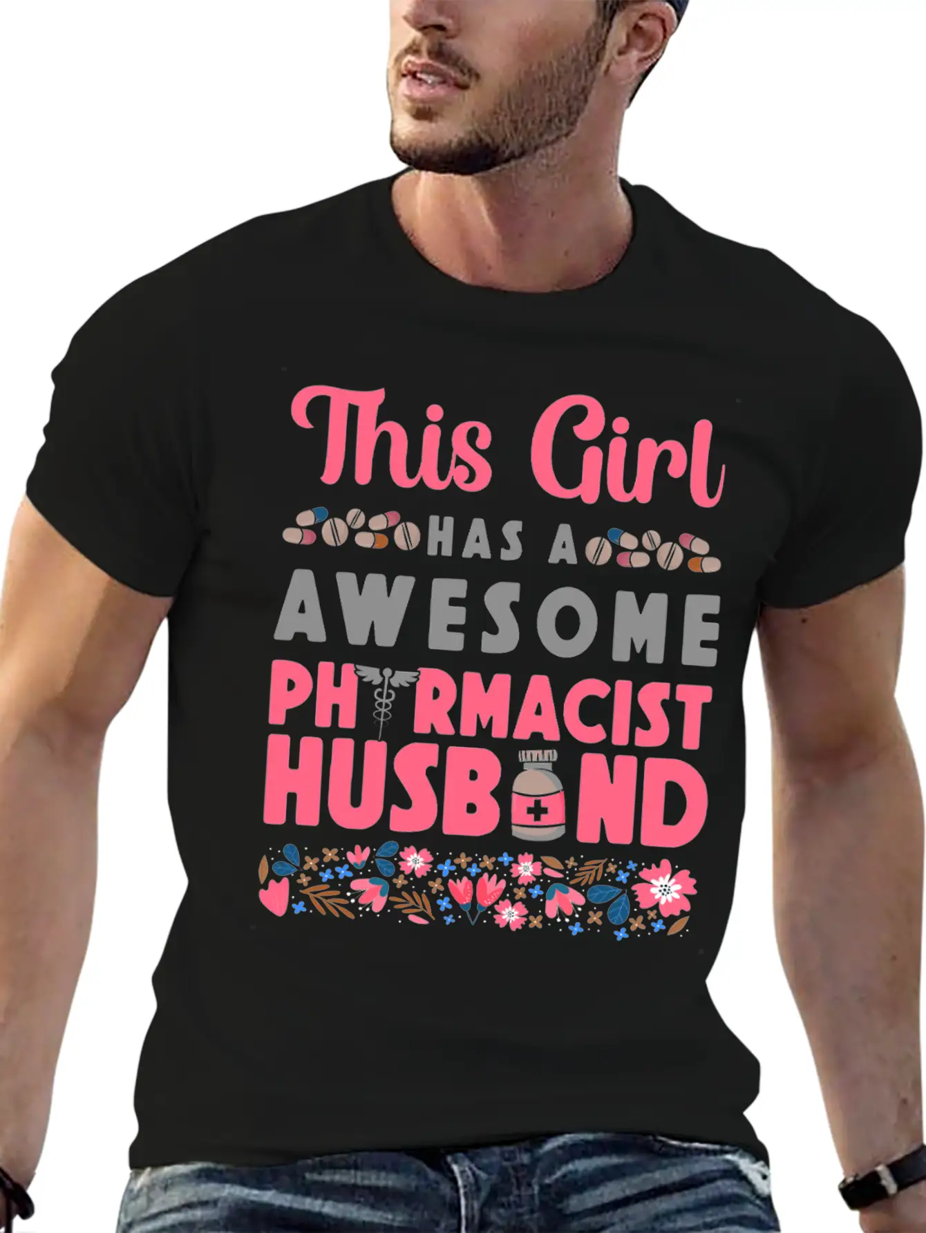 Pharmacy Tech Technician Unisex Short Sleeve Soft Cotton T-Shirt – Casual Everyday Wear