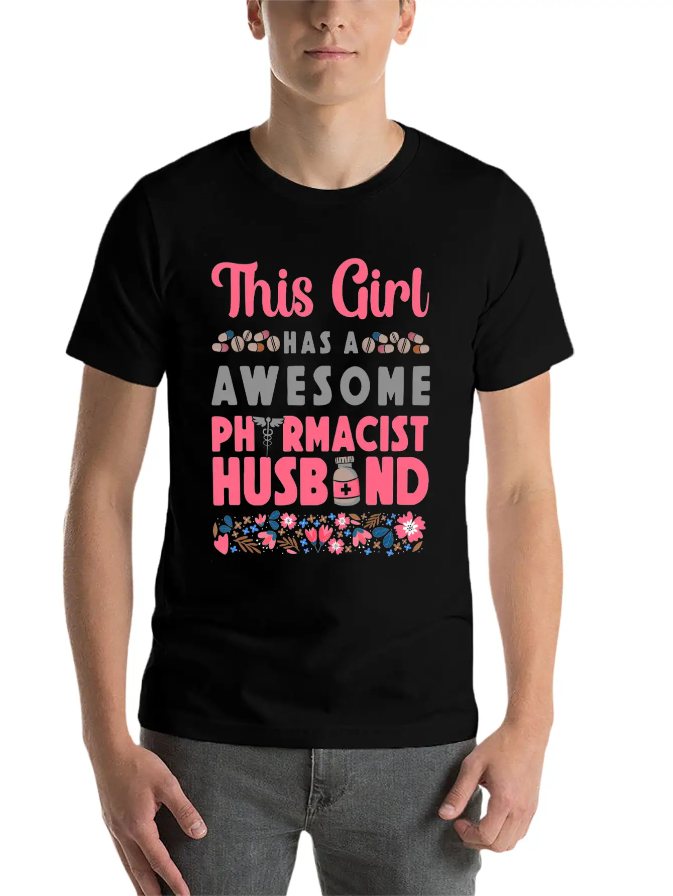 Pharmacy Tech Technician Unisex Short Sleeve Soft Cotton T-Shirt – Casual Everyday Wear