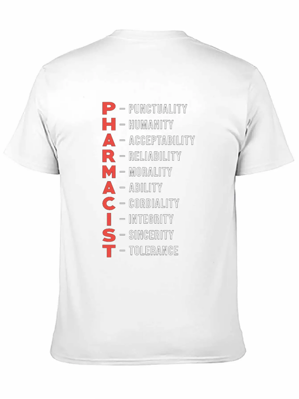 Pharmacy Technician Medicine Tech Pharmacist Gift Casual Graphic T-Shirt – Simple And Comfortable Daily Wear
