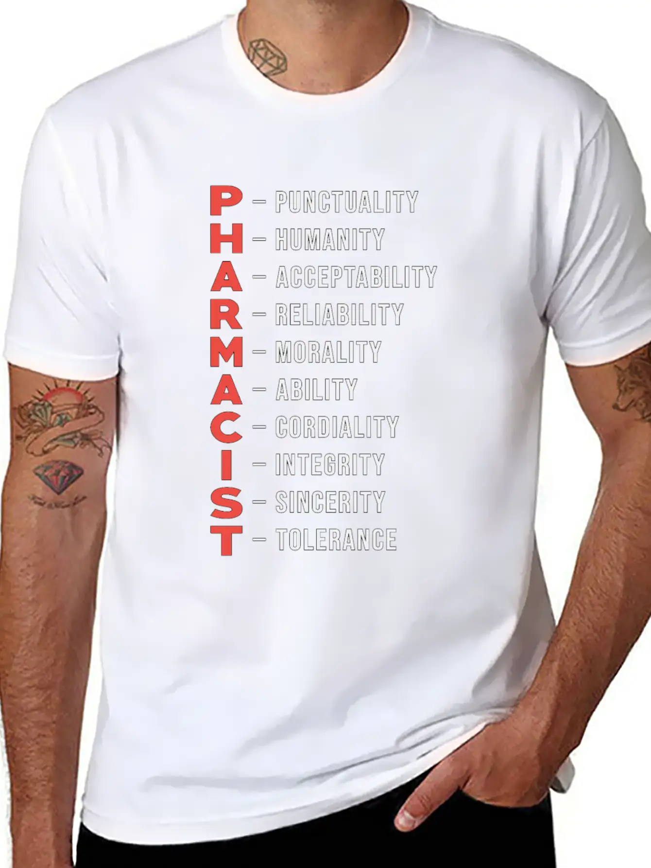 Pharmacy Technician Medicine Tech Pharmacist Gift Casual Graphic T-Shirt – Simple And Comfortable Daily Wear