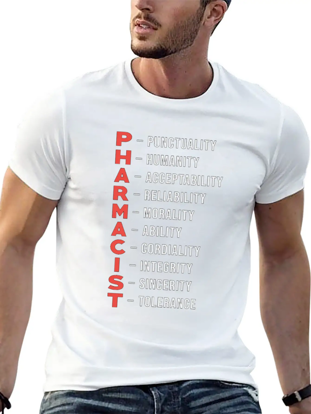 Pharmacy Technician Medicine Tech Pharmacist Gift Casual Graphic T-Shirt – Simple And Comfortable Daily Wear
