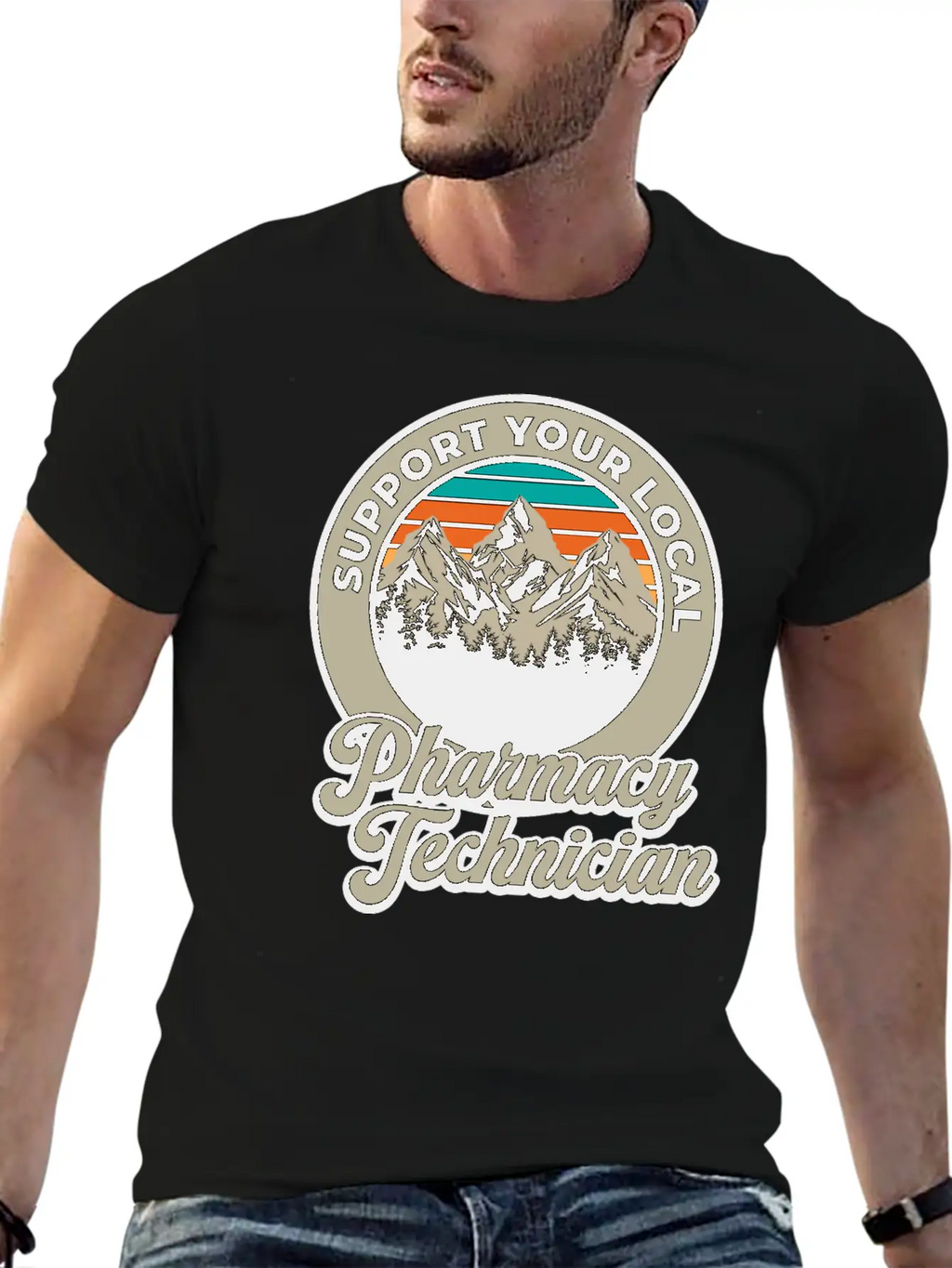 Pharmacy Technician Unisex Short Sleeve Soft Cotton T-Shirt – Casual Everyday Wear