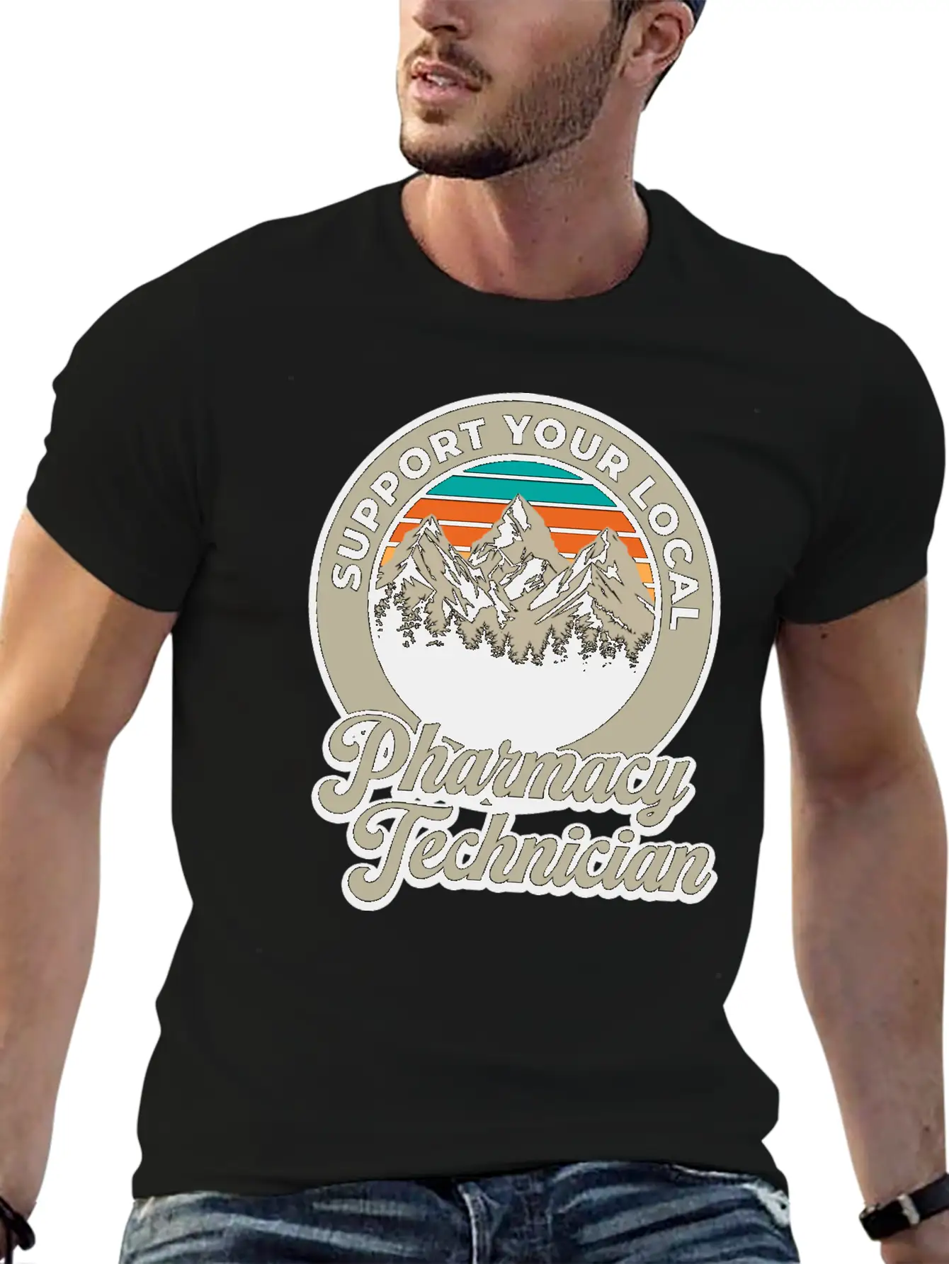 Pharmacy Technician Unisex Short Sleeve Soft Cotton T-Shirt – Casual Everyday Wear