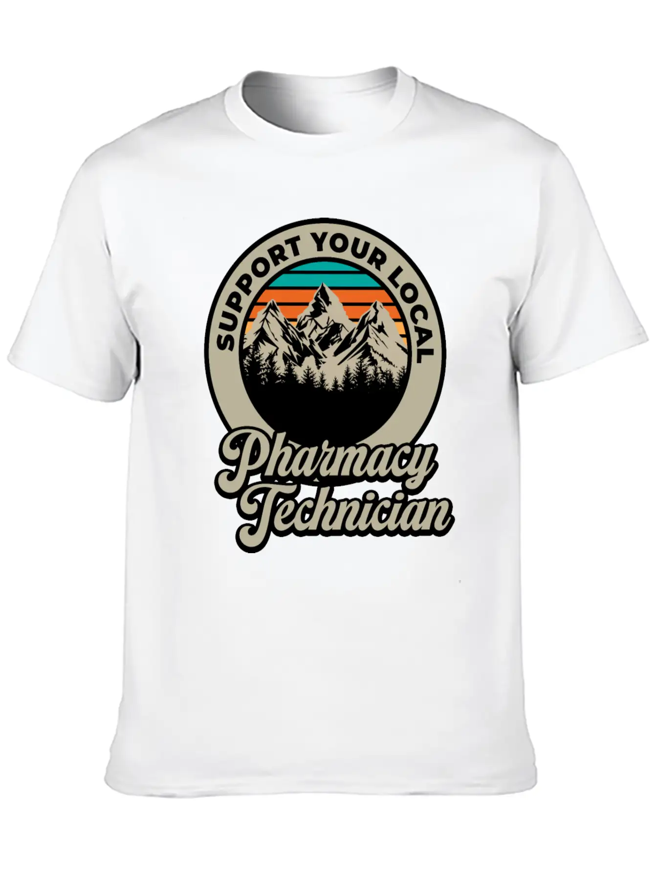 Pharmacy Technician Unisex Short Sleeve Soft Cotton T-Shirt – Casual Everyday Wear