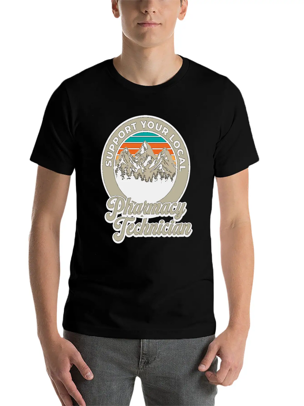 Pharmacy Technician Unisex Short Sleeve Soft Cotton T-Shirt – Casual Everyday Wear