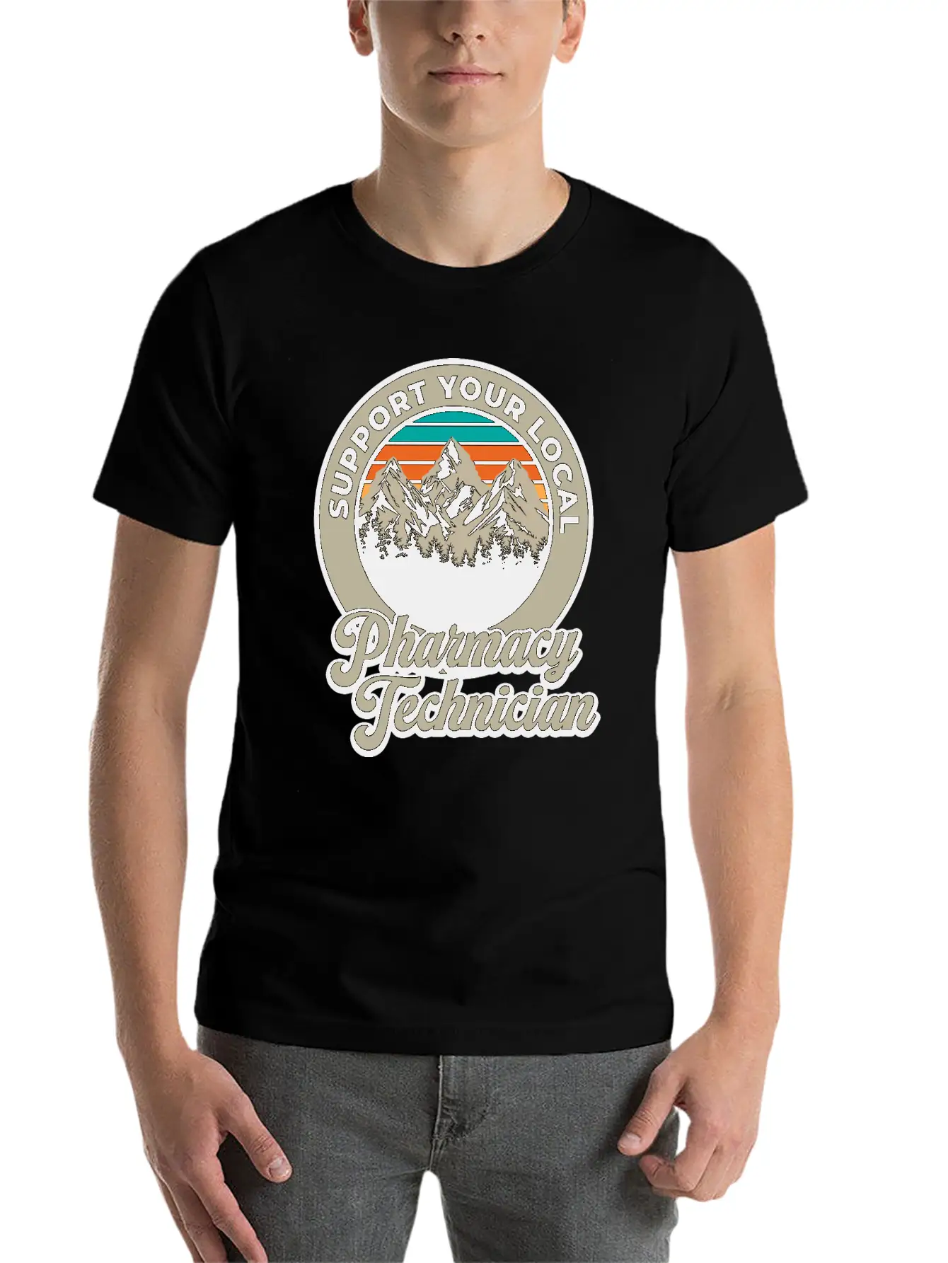 Pharmacy Technician Unisex Short Sleeve Soft Cotton T-Shirt – Casual Everyday Wear