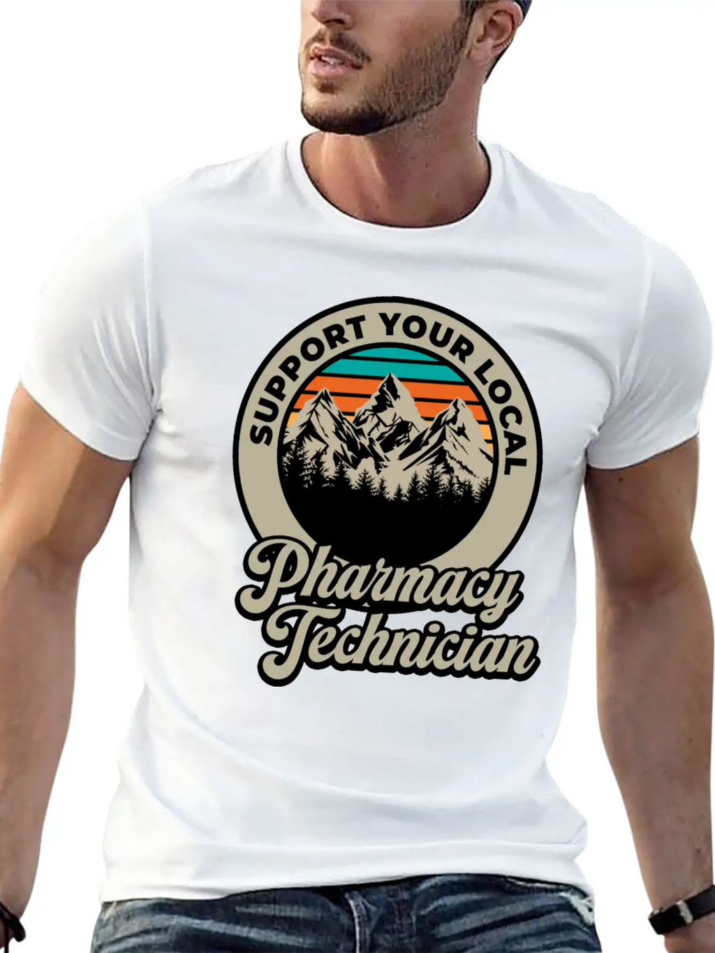 Pharmacy Technician Unisex Short Sleeve Soft Cotton T-Shirt – Casual Everyday Wear