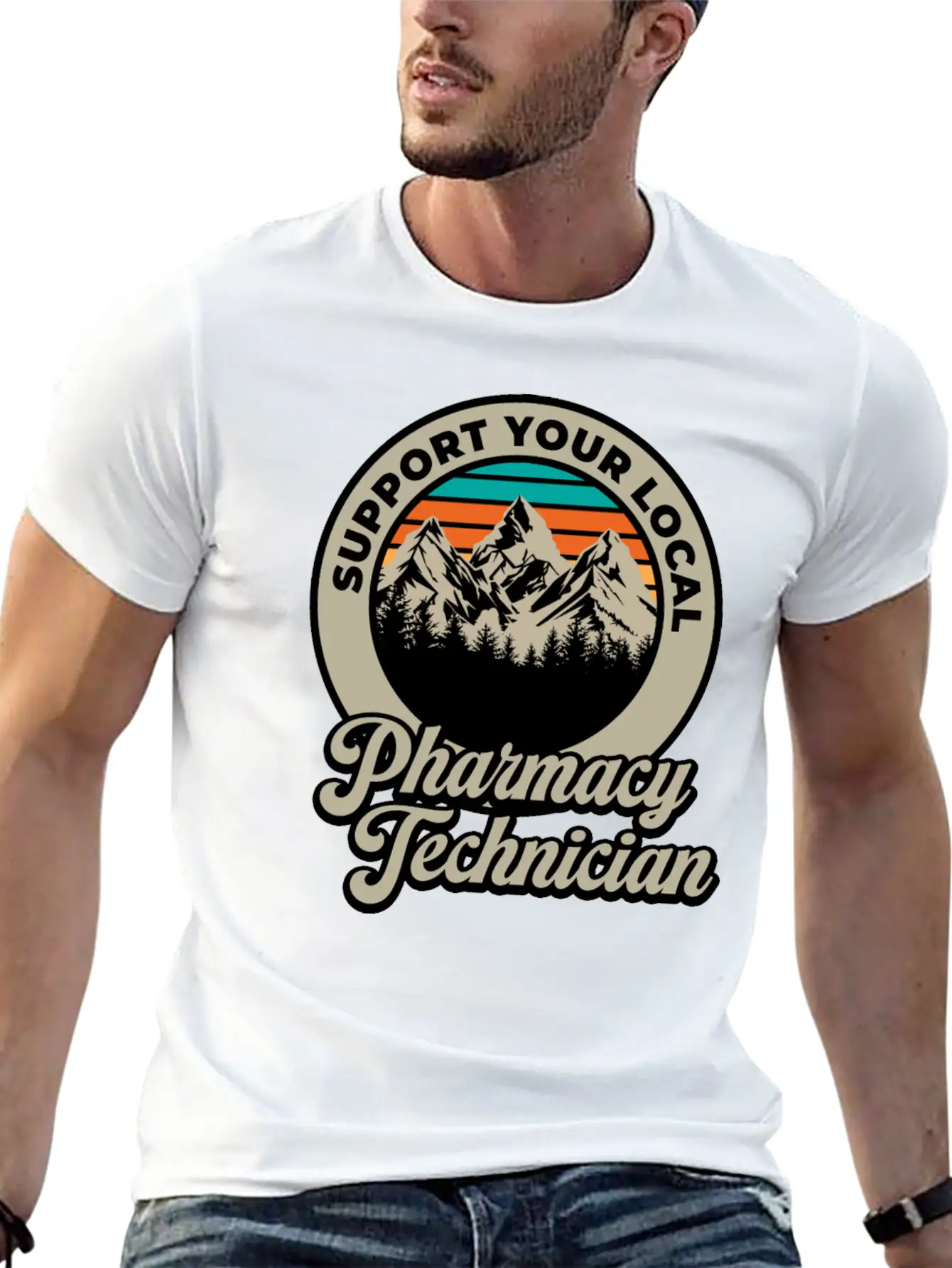 Pharmacy Technician Unisex Short Sleeve Soft Cotton T-Shirt – Casual Everyday Wear
