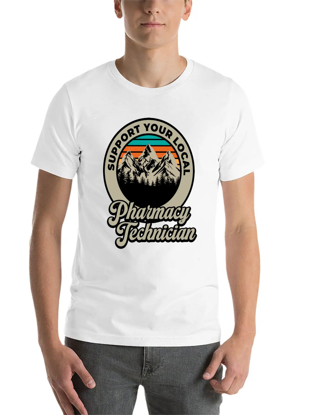 Pharmacy Technician Unisex Short Sleeve Soft Cotton T-Shirt – Casual Everyday Wear