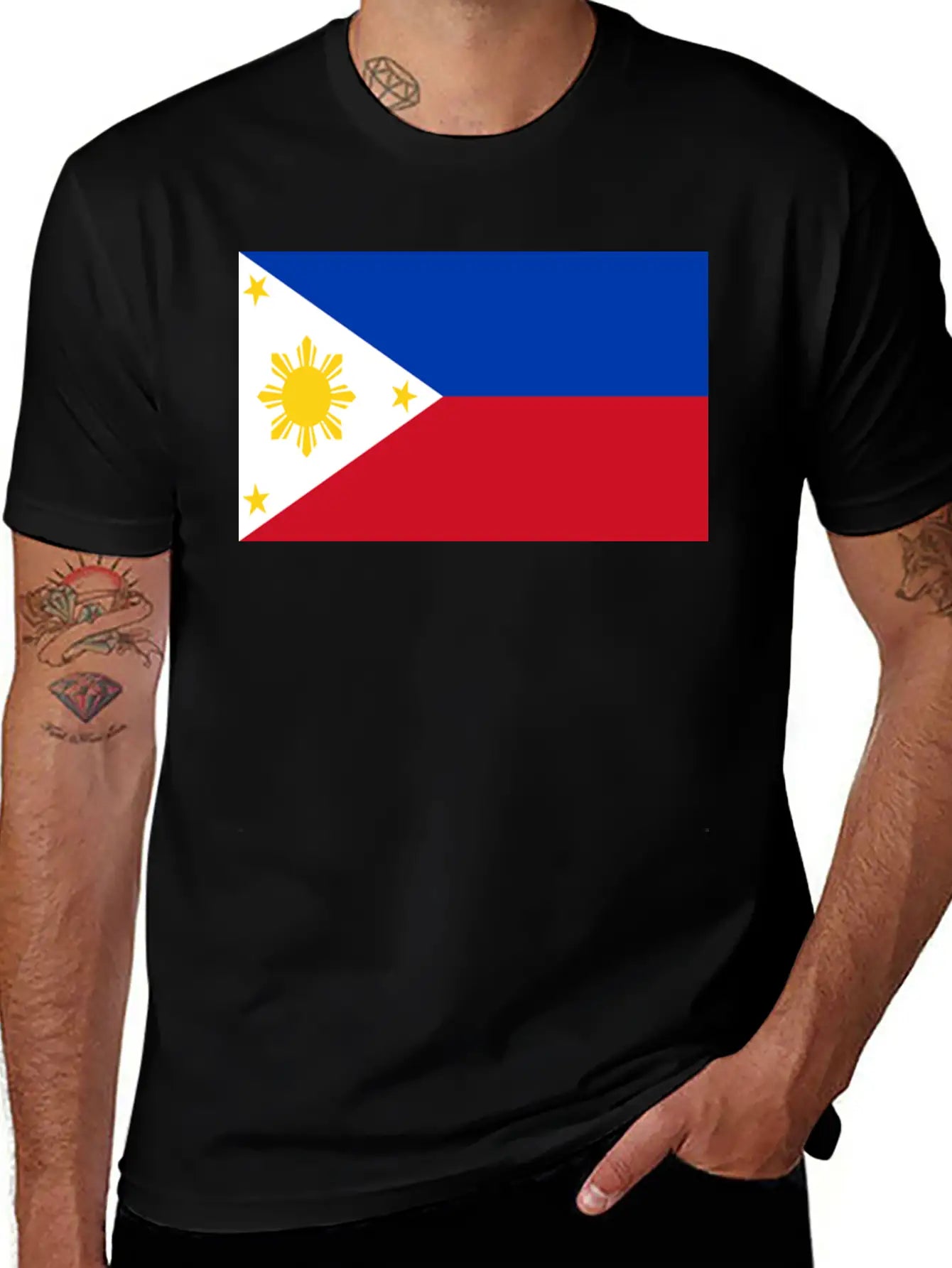 Philippines Casual Graphic T-Shirt – Simple And Comfortable Daily Wear