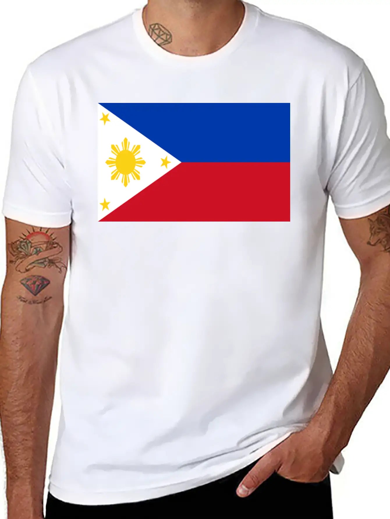 Philippines Casual Graphic T-Shirt – Simple And Comfortable Daily Wear