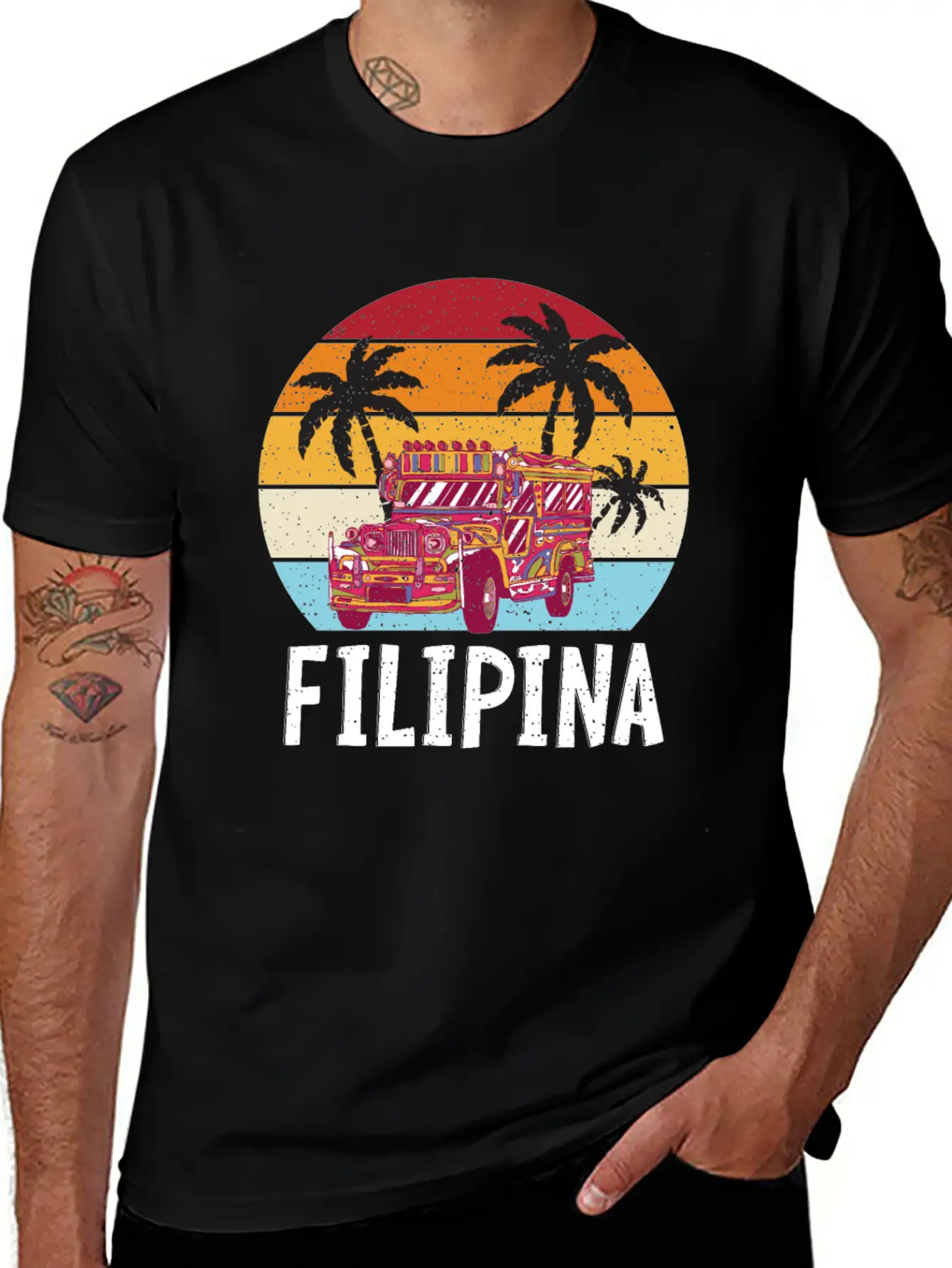 Philippines Proud Filipina Pinay Pride Flag Unisex Short Sleeve Soft Cotton T-Shirt – Casual Everyday Wear