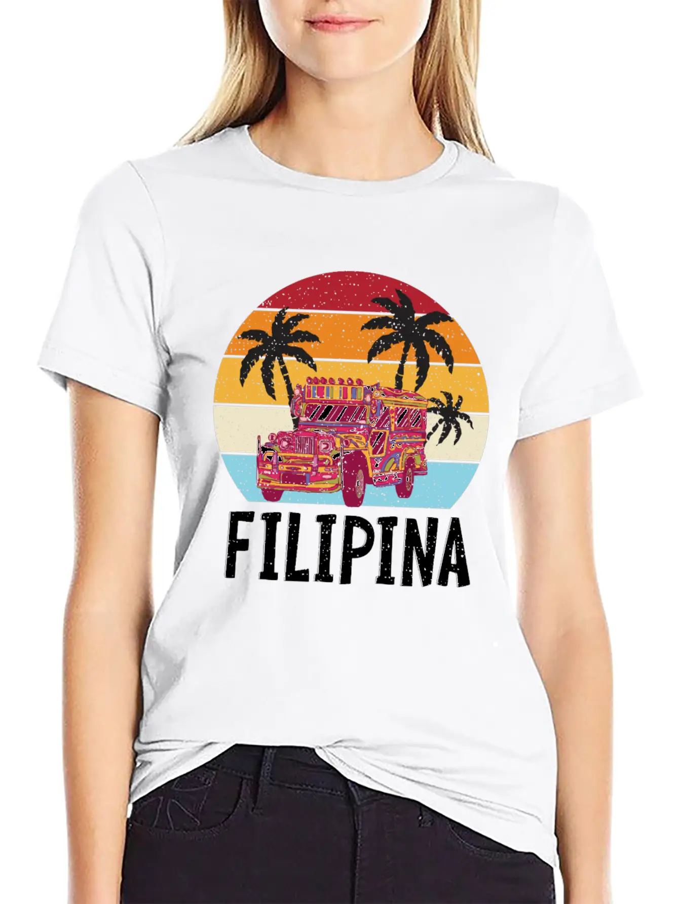 Philippines Proud Filipina Pinay Pride Flag Unisex Short Sleeve Soft Cotton T-Shirt – Casual Everyday Wear
