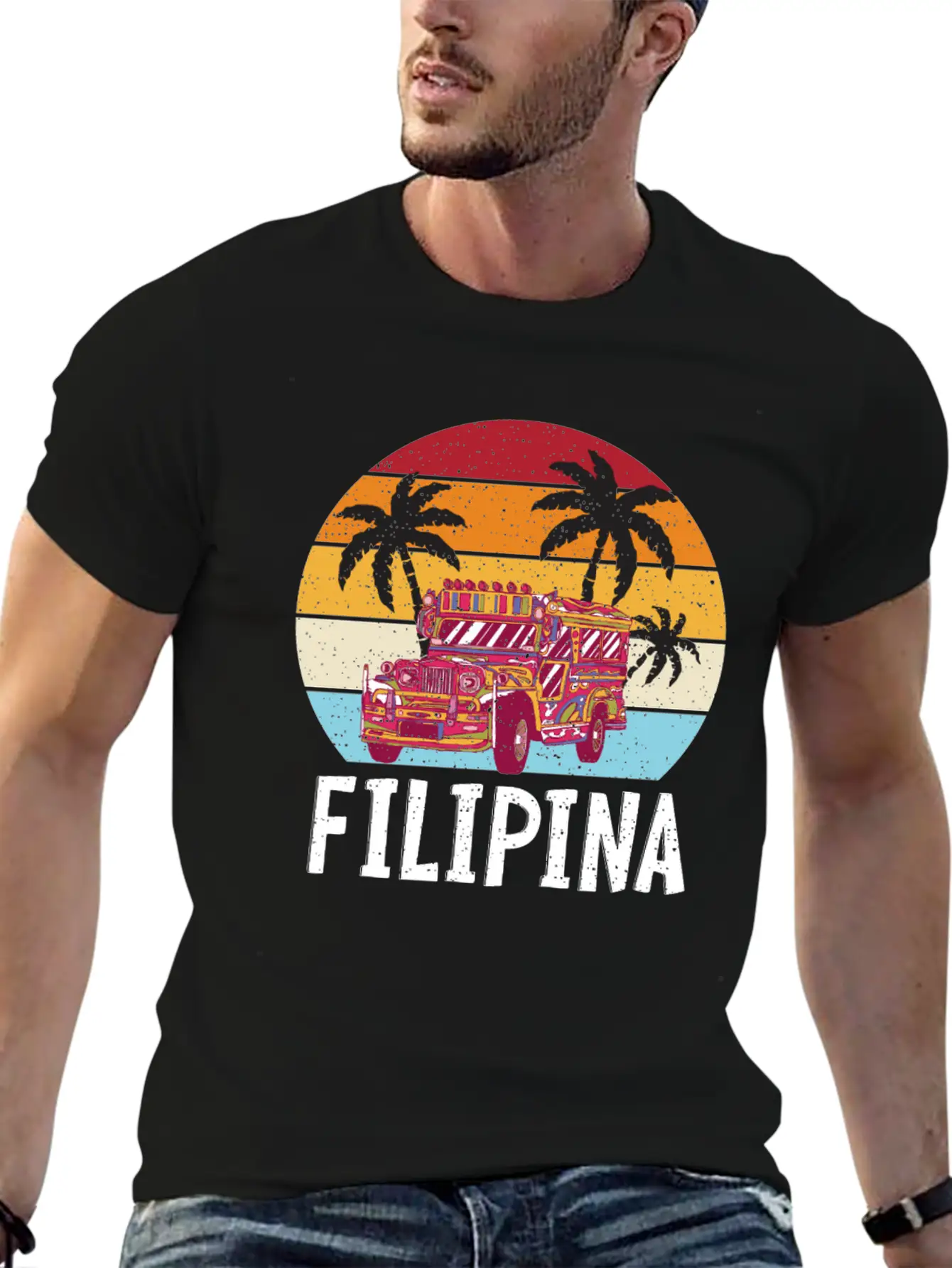 Philippines Proud Filipina Pinay Pride Flag Unisex Short Sleeve Soft Cotton T-Shirt – Casual Everyday Wear