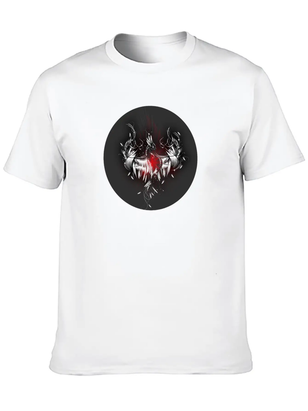 Phoenix From The Ashes Patch Breathable Soft Cotton T-Shirt – Timeless Casual Look