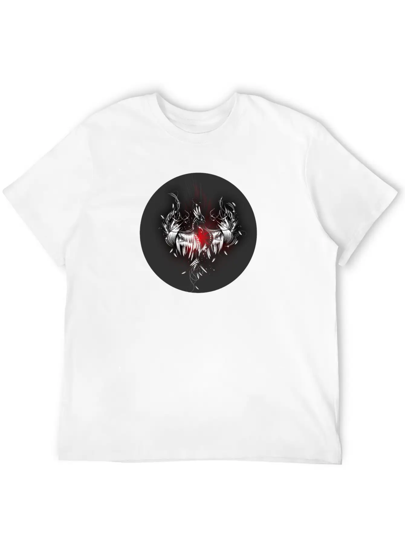 Phoenix From The Ashes Patch Breathable Soft Cotton T-Shirt – Timeless Casual Look