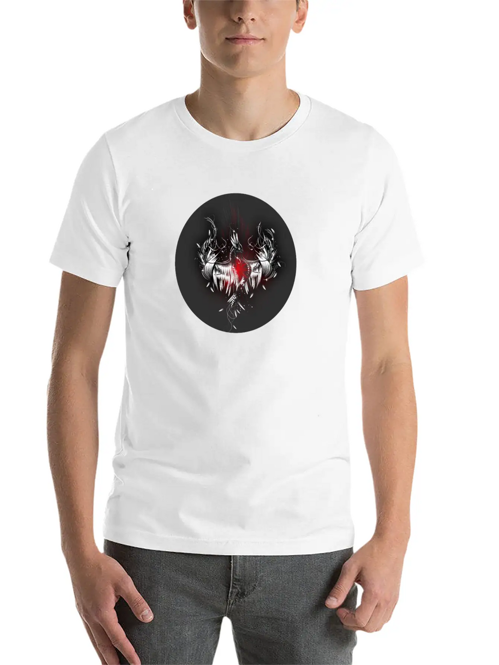 Phoenix From The Ashes Patch Breathable Soft Cotton T-Shirt – Timeless Casual Look