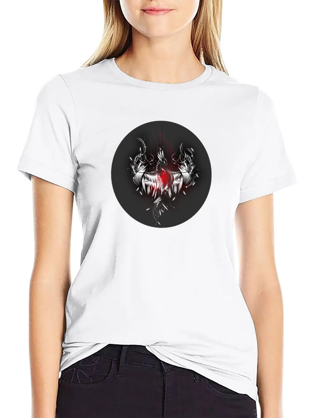 Phoenix From The Ashes Patch Breathable Soft Cotton T-Shirt – Timeless Casual Look