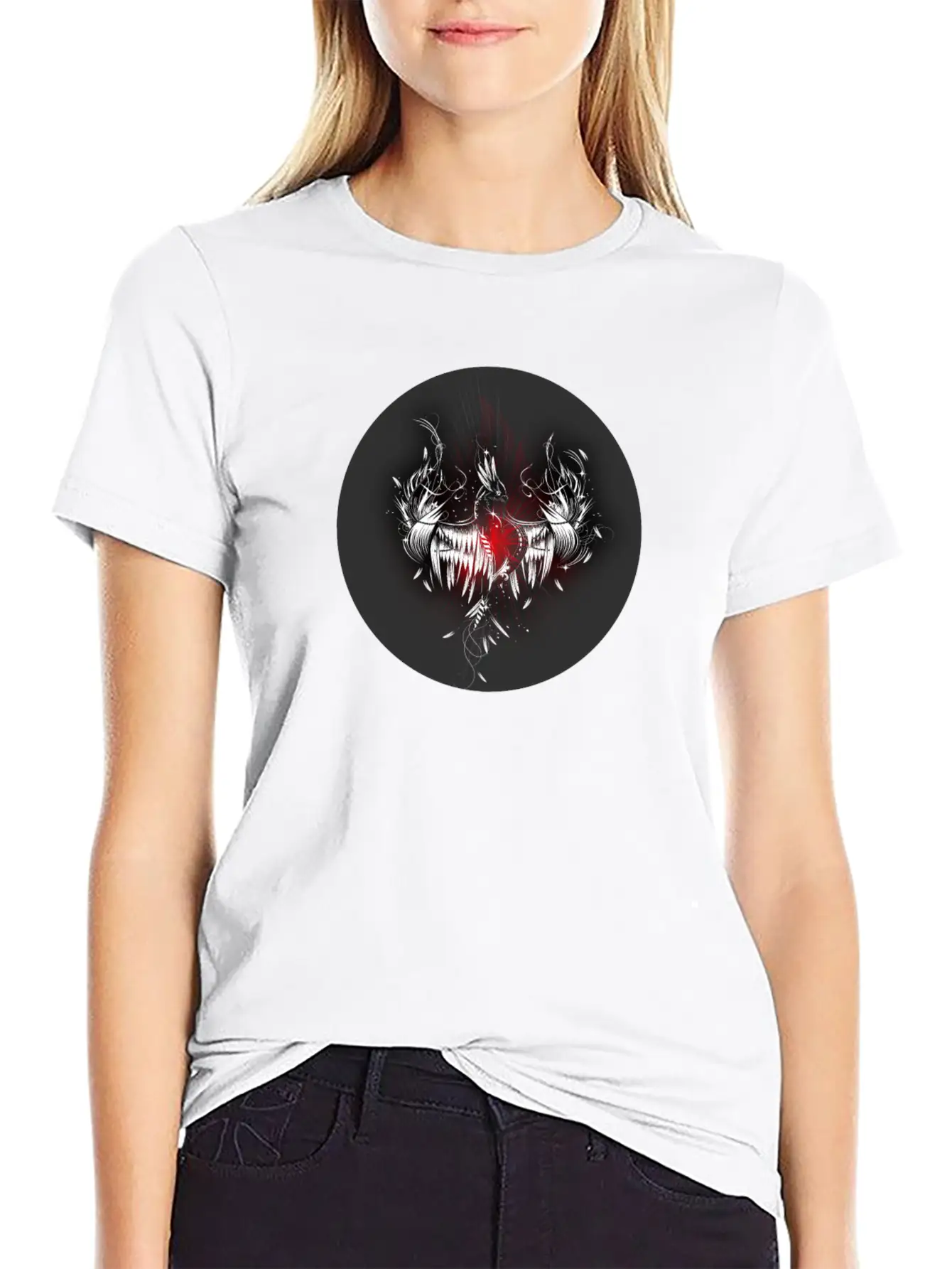 Phoenix From The Ashes Patch Breathable Soft Cotton T-Shirt – Timeless Casual Look