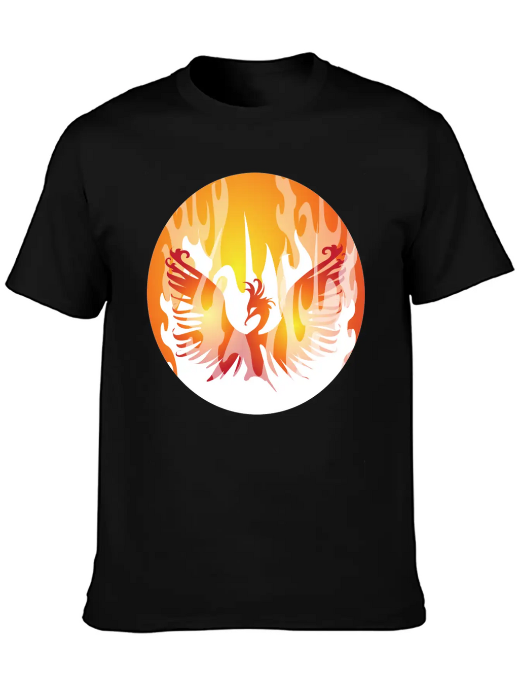 Phoenix Rising Breathable Soft Cotton T-Shirt – Timeless Casual Look