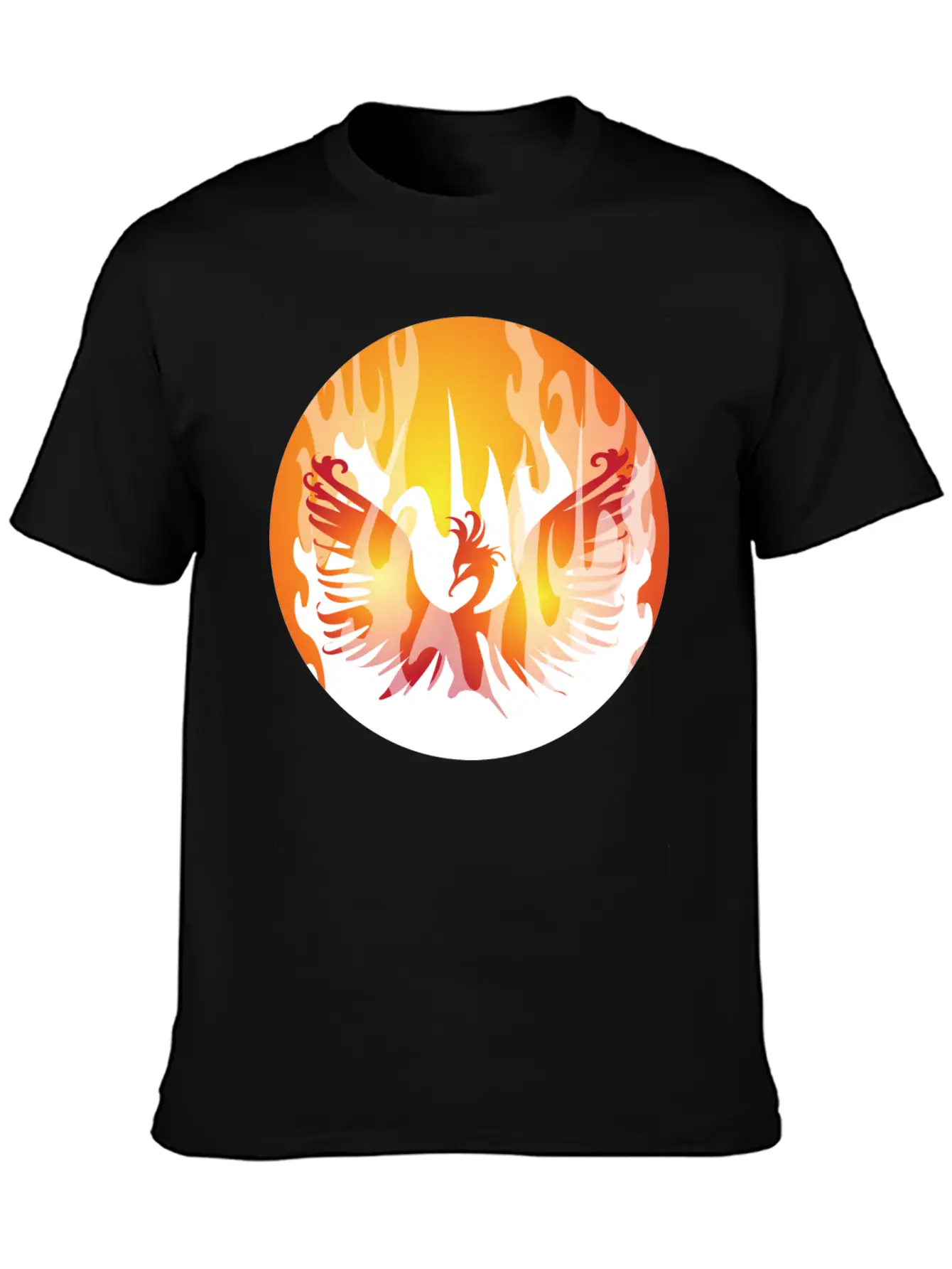 Phoenix Rising Breathable Soft Cotton T-Shirt – Timeless Casual Look