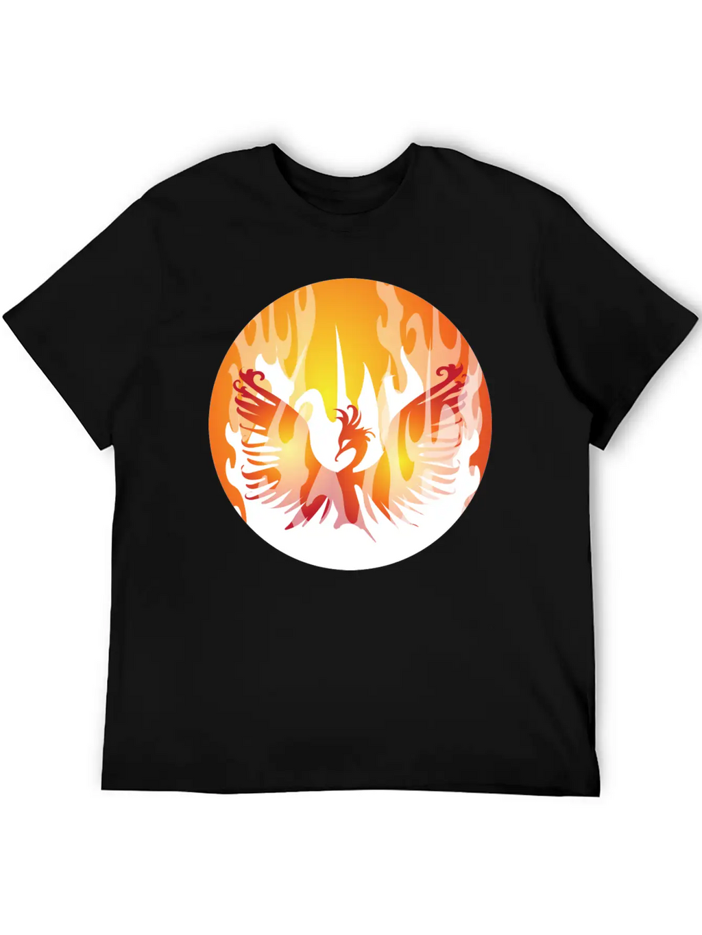 Phoenix Rising Breathable Soft Cotton T-Shirt – Timeless Casual Look