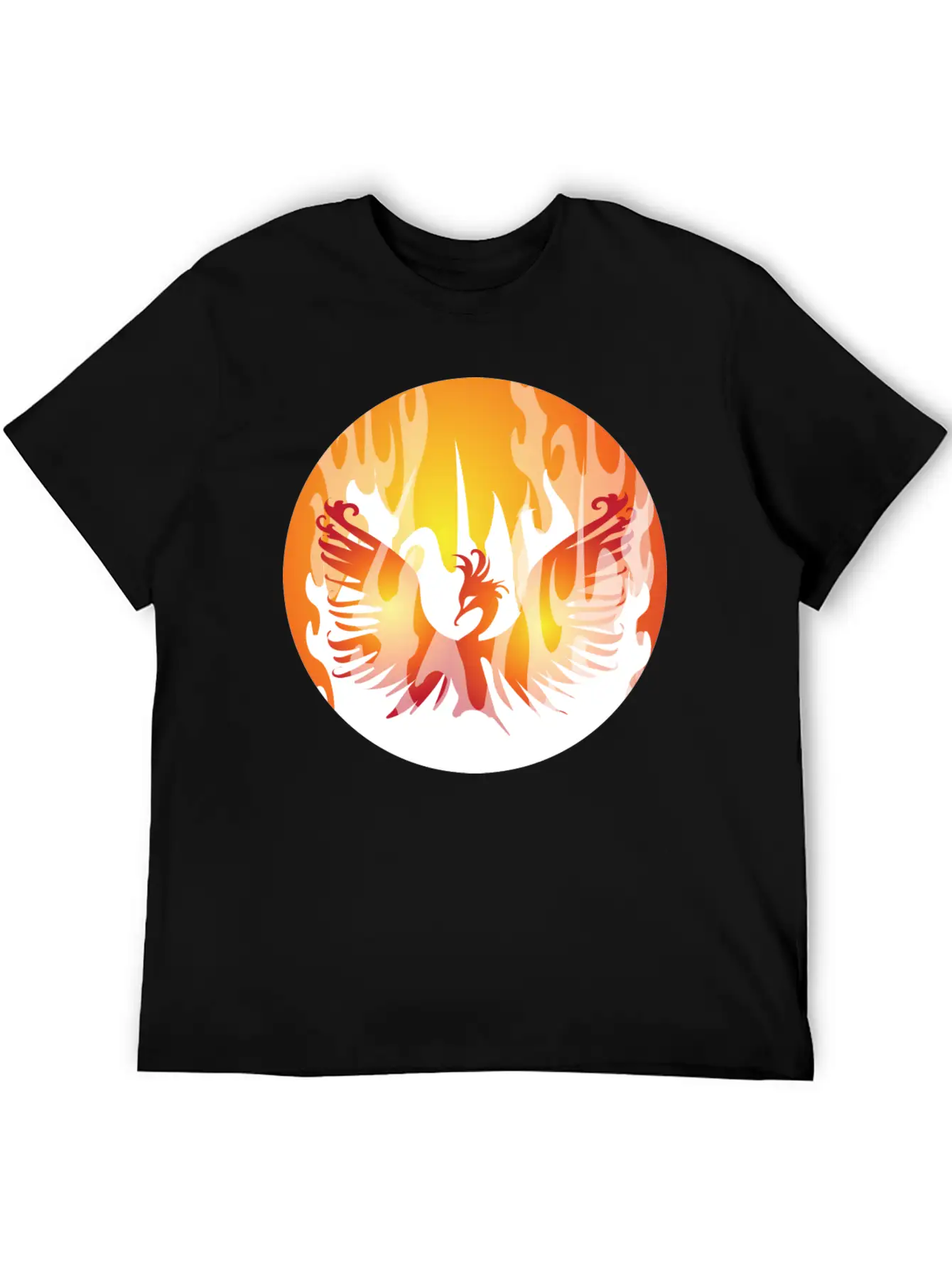 Phoenix Rising Breathable Soft Cotton T-Shirt – Timeless Casual Look
