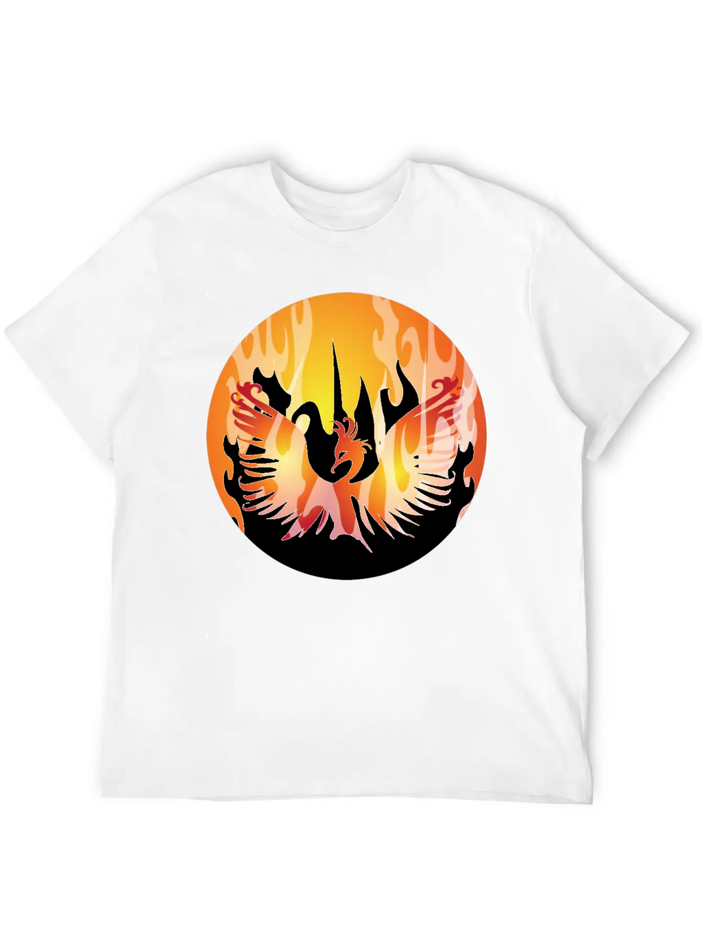 Phoenix Rising Breathable Soft Cotton T-Shirt – Timeless Casual Look