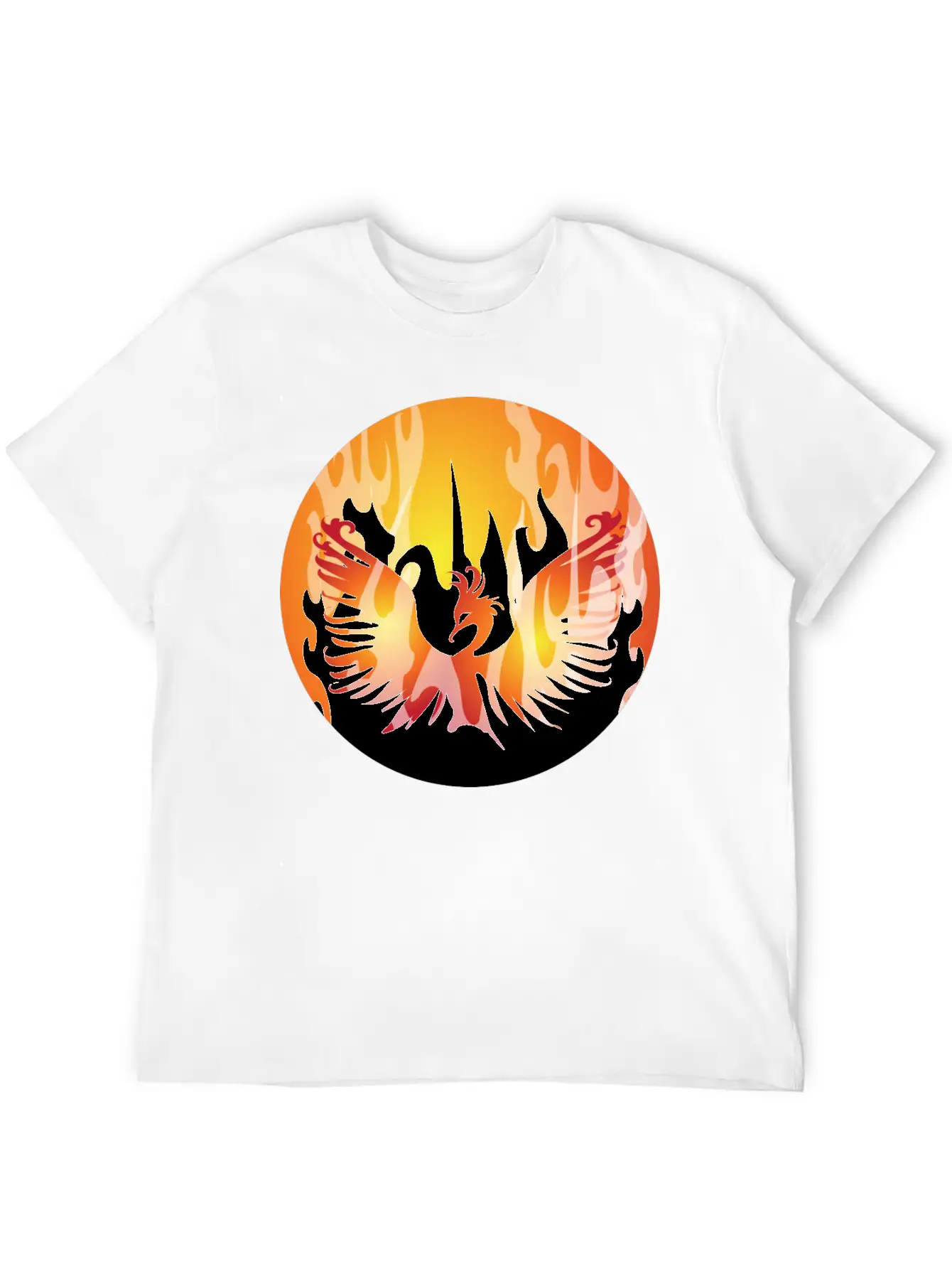 Phoenix Rising Breathable Soft Cotton T-Shirt – Timeless Casual Look