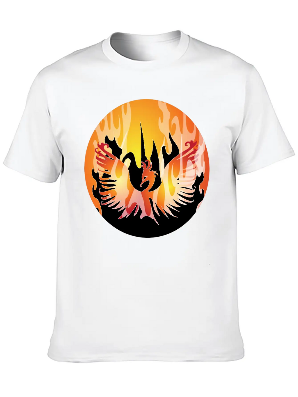 Phoenix Rising Breathable Soft Cotton T-Shirt – Timeless Casual Look