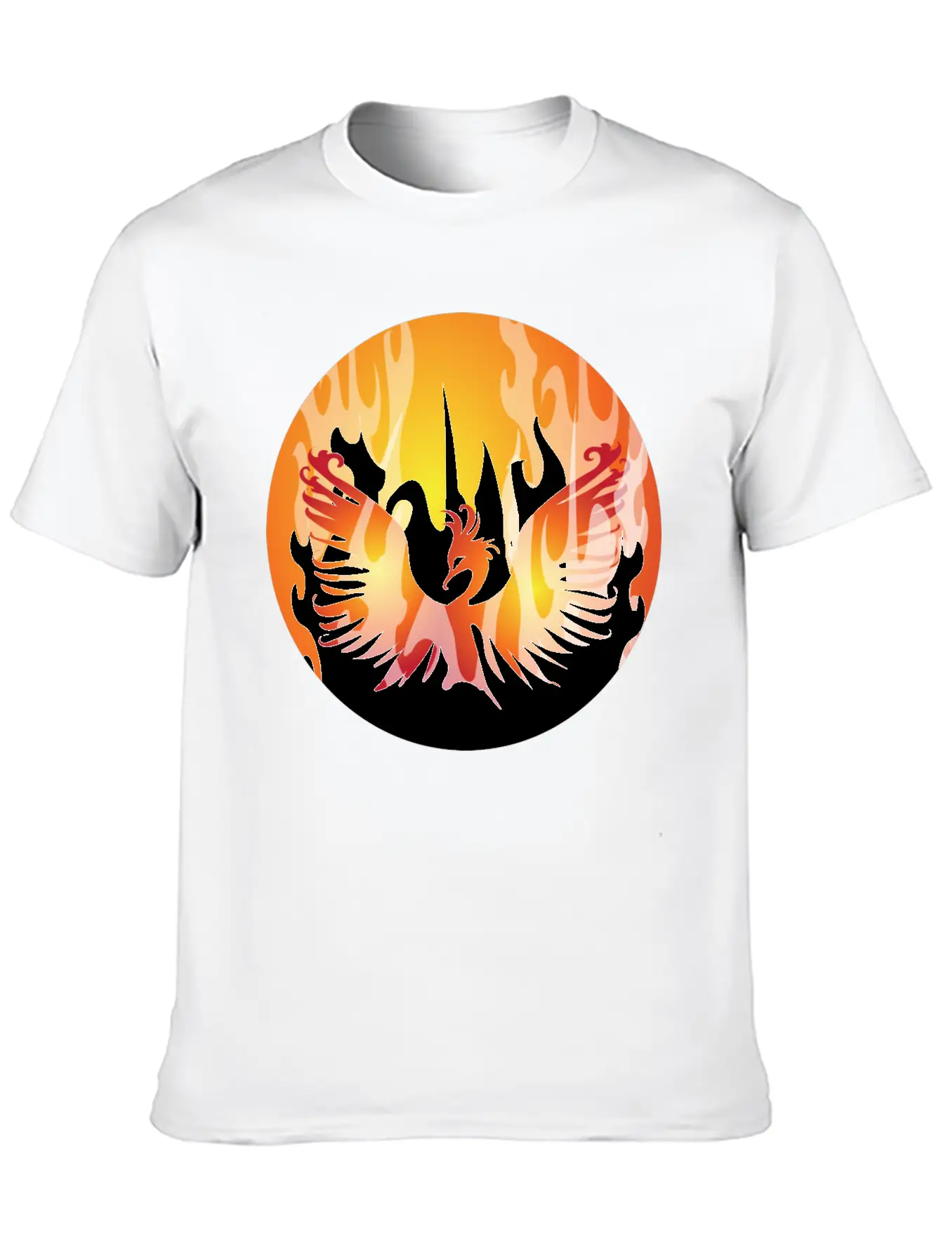Phoenix Rising Breathable Soft Cotton T-Shirt – Timeless Casual Look