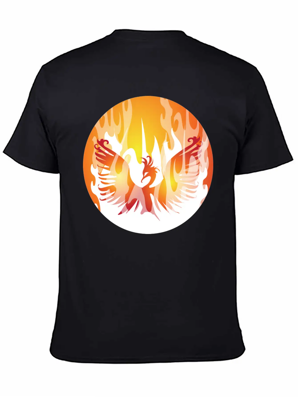 Phoenix Rising Breathable Soft Cotton T-Shirt – Timeless Casual Look